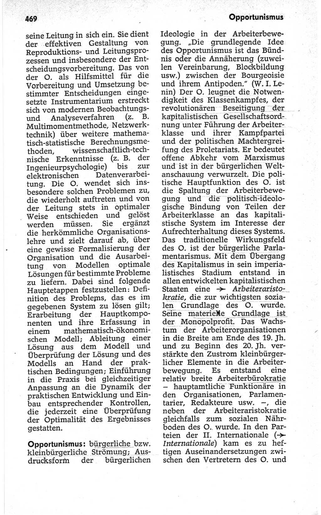 Kleines politisches Wörterbuch [Deutsche Demokratische Republik (DDR)] 1967, Seite 469 (Kl. pol. Wb. DDR 1967, S. 469)