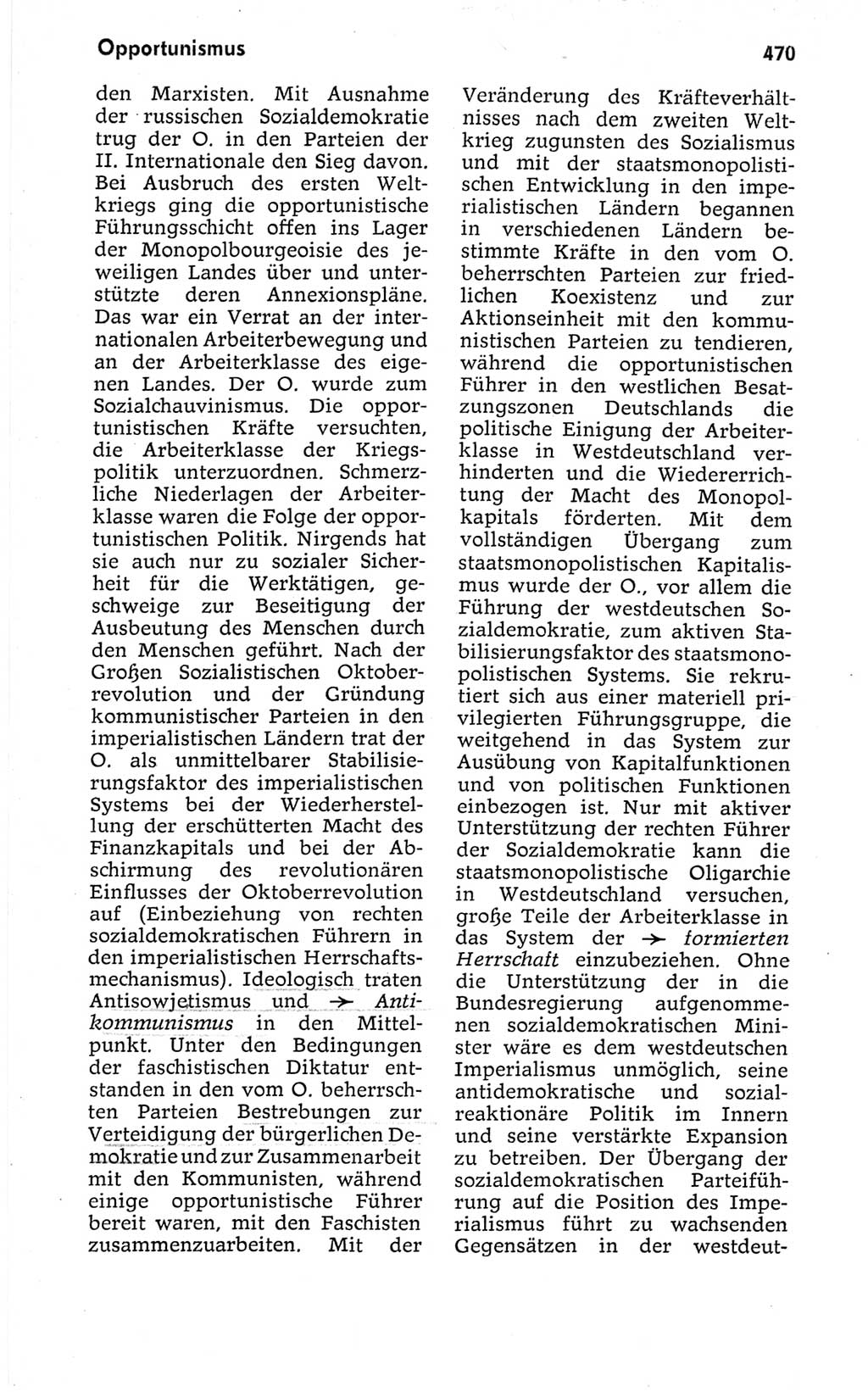 Kleines politisches Wörterbuch [Deutsche Demokratische Republik (DDR)] 1967, Seite 470 (Kl. pol. Wb. DDR 1967, S. 470)