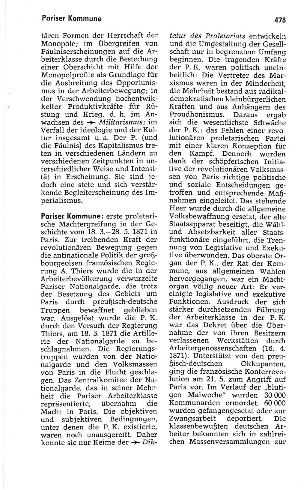 Kleines politisches Wörterbuch [Deutsche Demokratische Republik (DDR)] 1967, Seite 478 (Kl. pol. Wb. DDR 1967, S. 478)