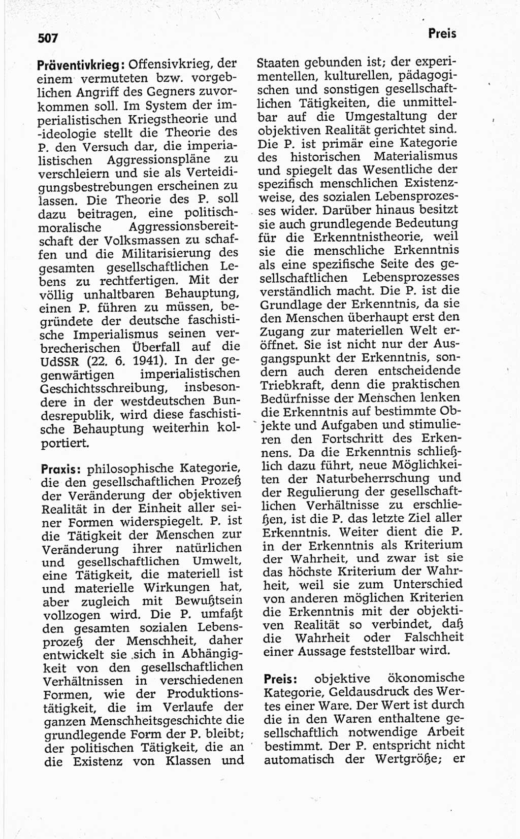 Kleines politisches Wörterbuch [Deutsche Demokratische Republik (DDR)] 1967, Seite 507 (Kl. pol. Wb. DDR 1967, S. 507)