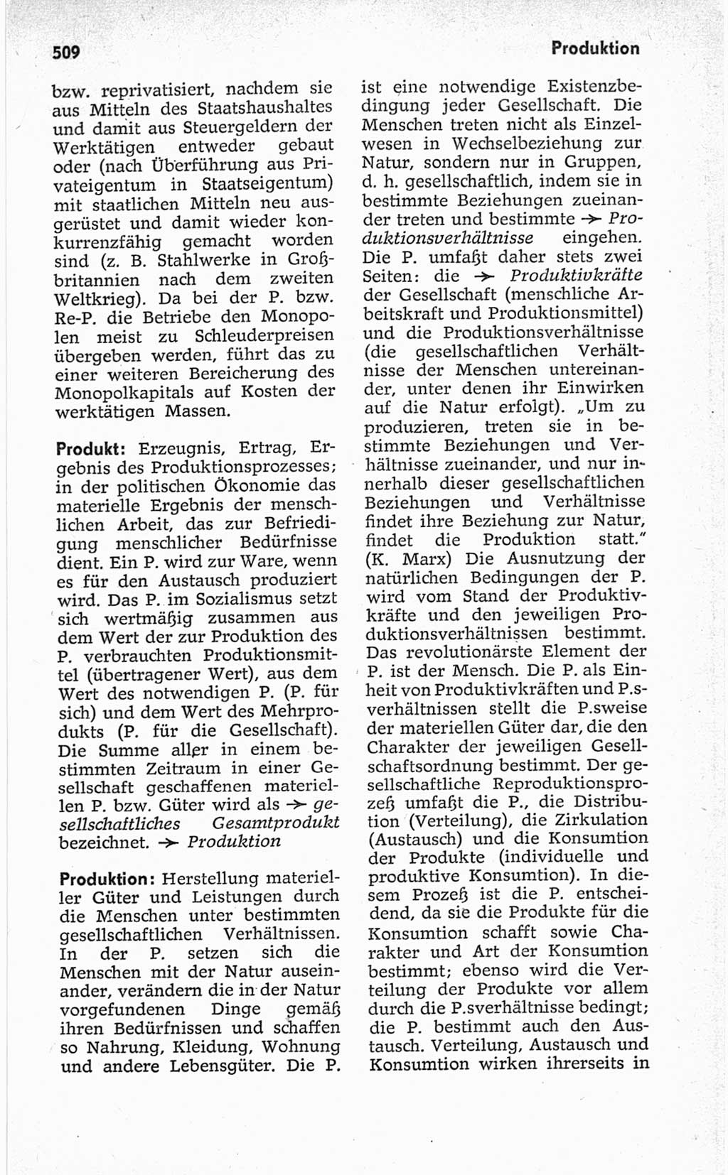 Kleines politisches Wörterbuch [Deutsche Demokratische Republik (DDR)] 1967, Seite 509 (Kl. pol. Wb. DDR 1967, S. 509)