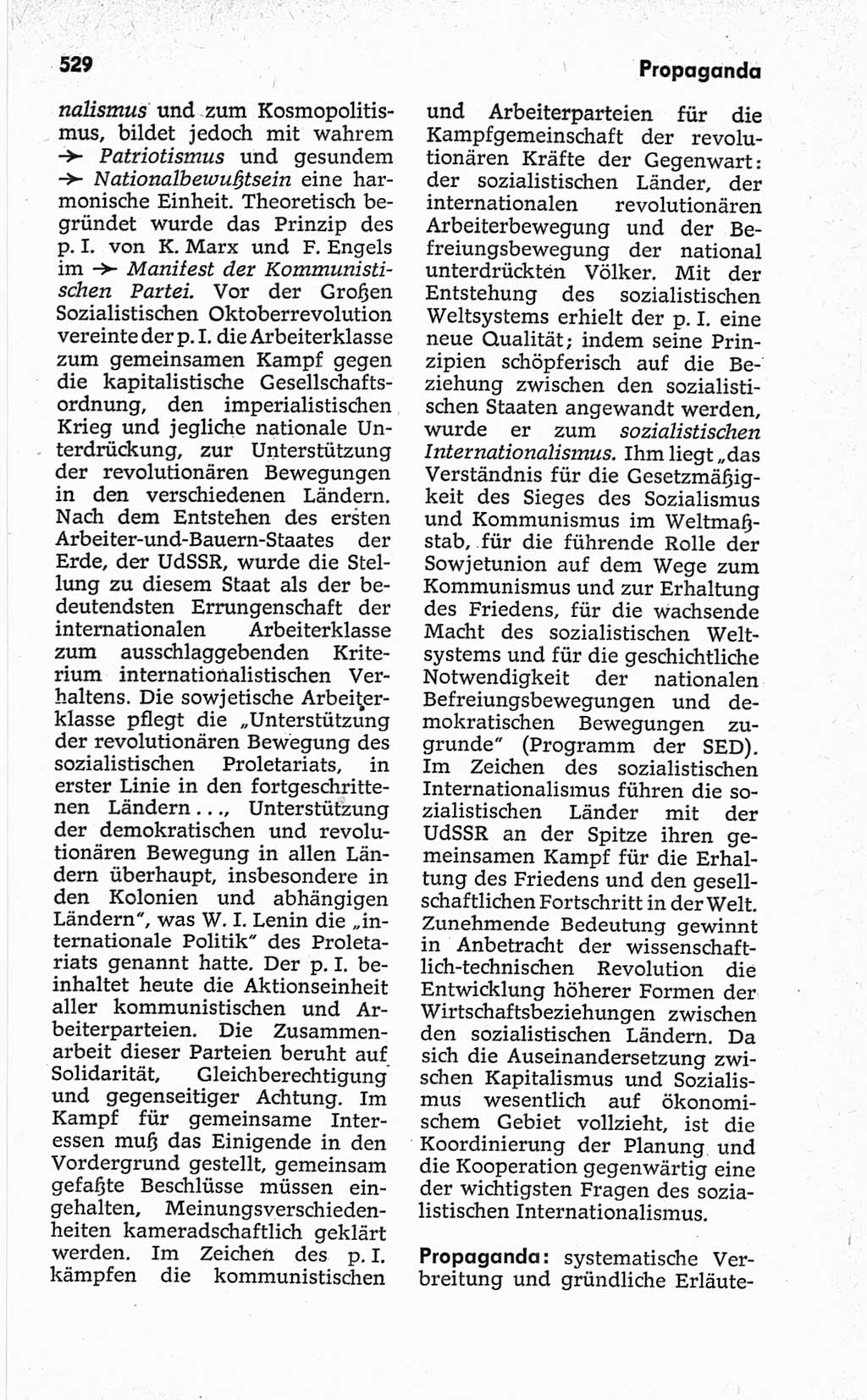 Kleines politisches Wörterbuch [Deutsche Demokratische Republik (DDR)] 1967, Seite 529 (Kl. pol. Wb. DDR 1967, S. 529)