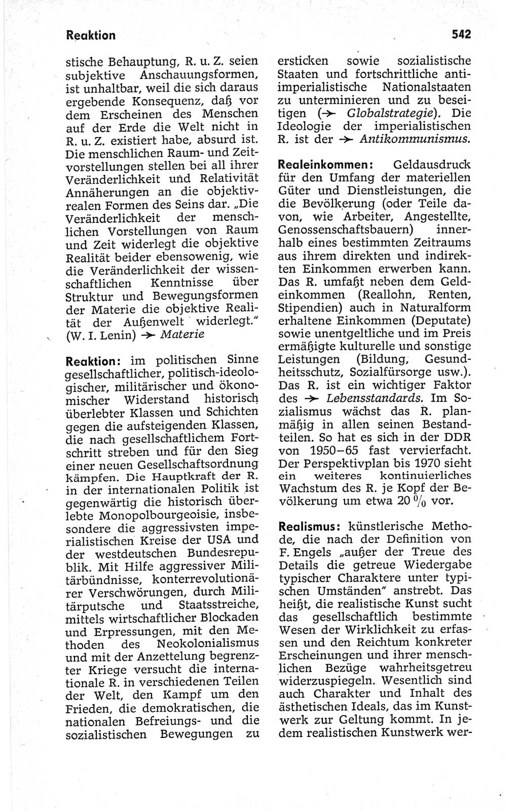 Kleines politisches Wörterbuch [Deutsche Demokratische Republik (DDR)] 1967, Seite 542 (Kl. pol. Wb. DDR 1967, S. 542)