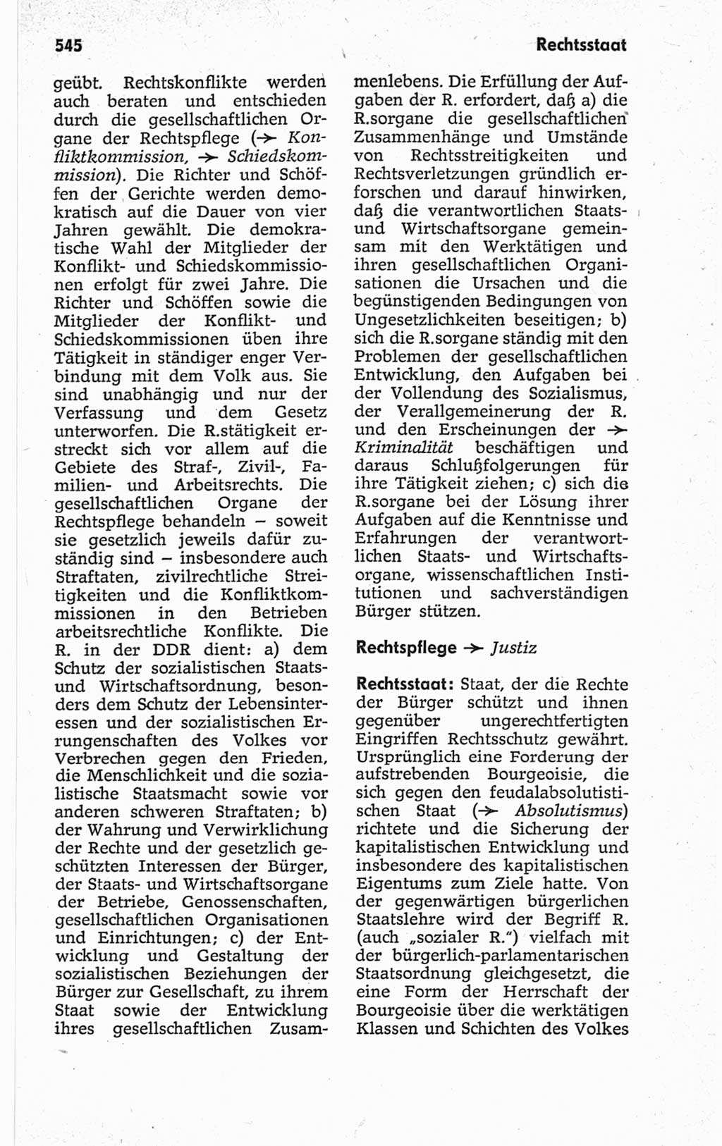 Kleines politisches Wörterbuch [Deutsche Demokratische Republik (DDR)] 1967, Seite 545 (Kl. pol. Wb. DDR 1967, S. 545)