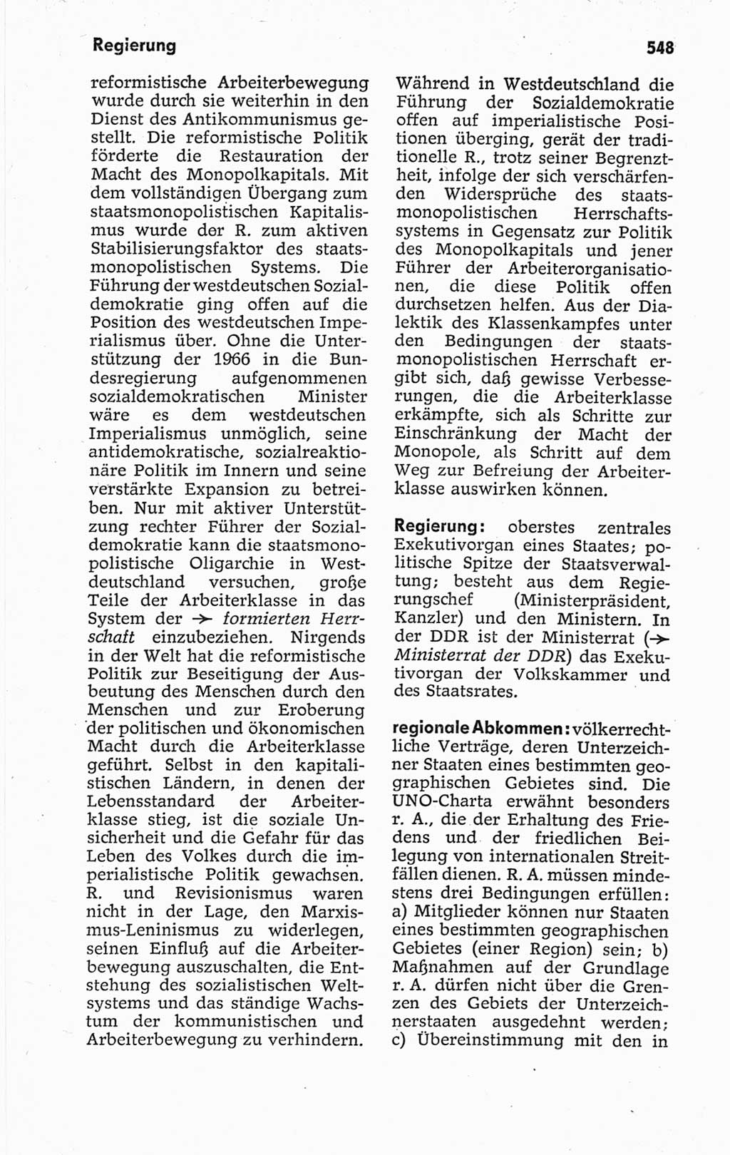 Kleines politisches Wörterbuch [Deutsche Demokratische Republik (DDR)] 1967, Seite 548 (Kl. pol. Wb. DDR 1967, S. 548)