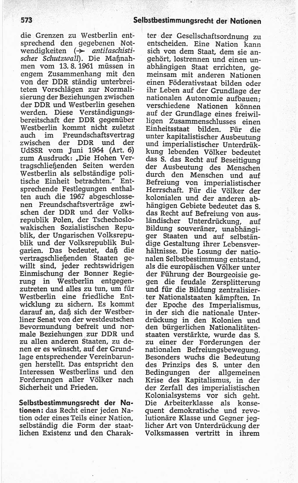 Kleines politisches Wörterbuch [Deutsche Demokratische Republik (DDR)] 1967, Seite 573 (Kl. pol. Wb. DDR 1967, S. 573)