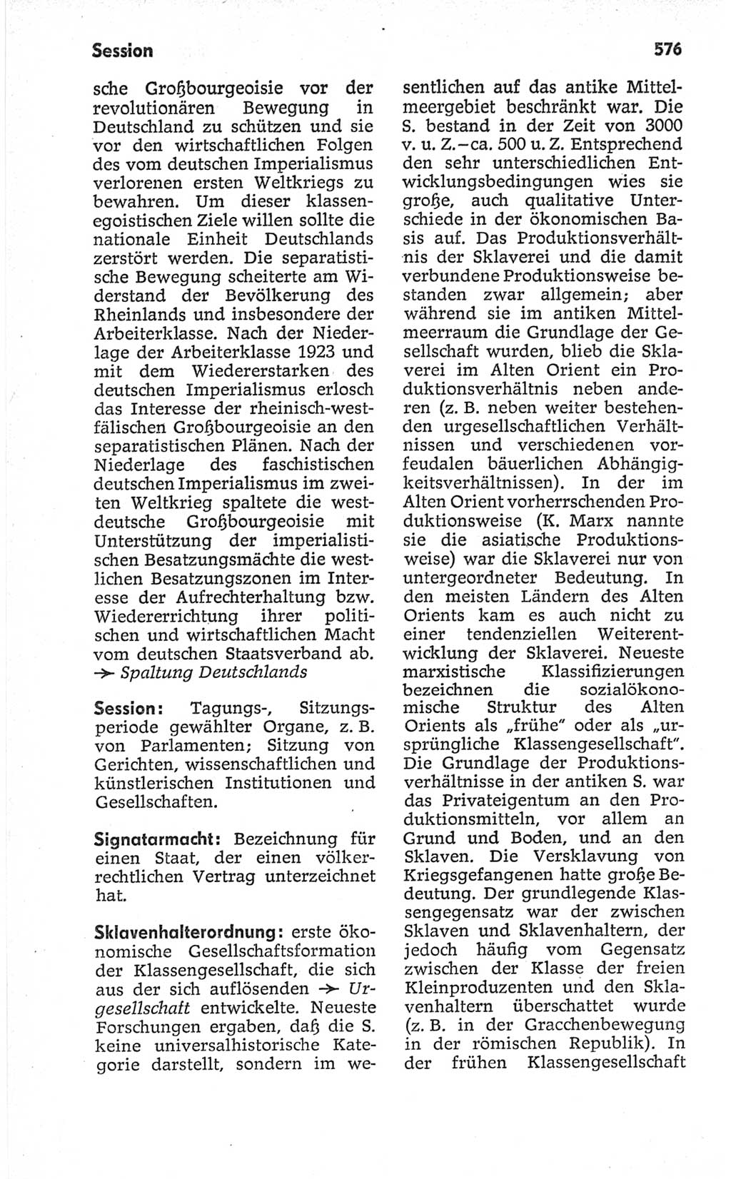 Kleines politisches Wörterbuch [Deutsche Demokratische Republik (DDR)] 1967, Seite 576 (Kl. pol. Wb. DDR 1967, S. 576)