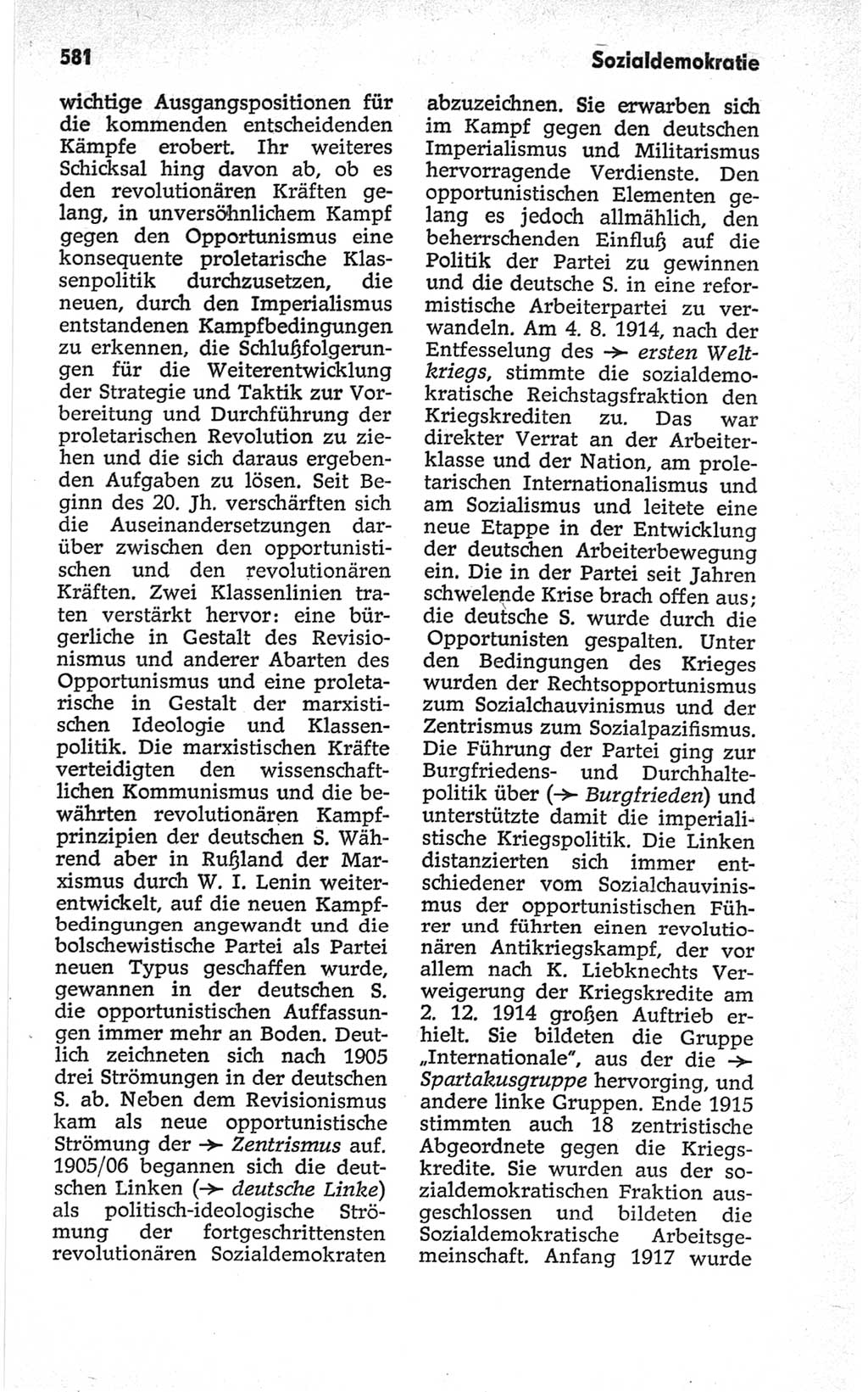 Kleines politisches Wörterbuch [Deutsche Demokratische Republik (DDR)] 1967, Seite 581 (Kl. pol. Wb. DDR 1967, S. 581)