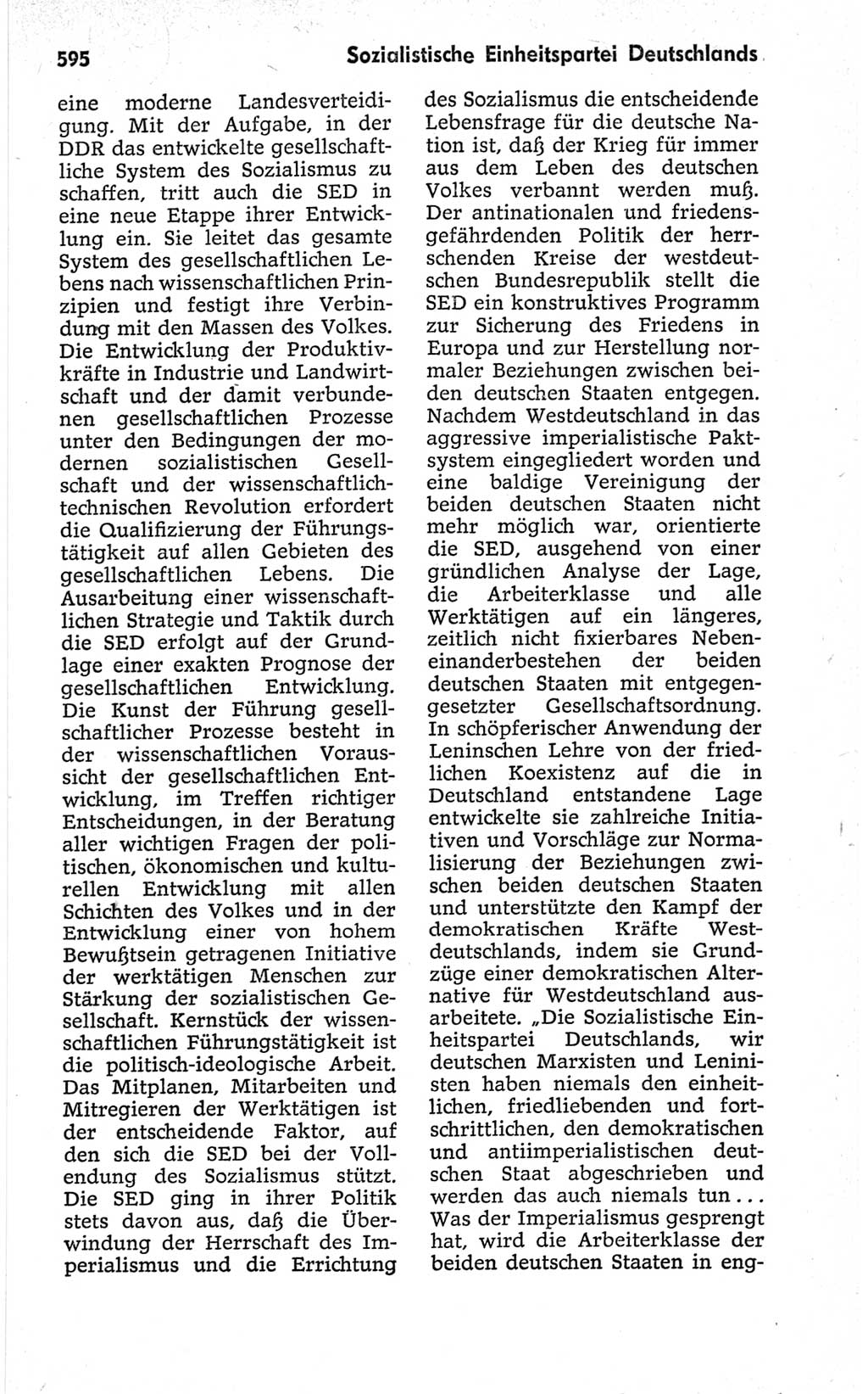 Kleines politisches Wörterbuch [Deutsche Demokratische Republik (DDR)] 1967, Seite 595 (Kl. pol. Wb. DDR 1967, S. 595)