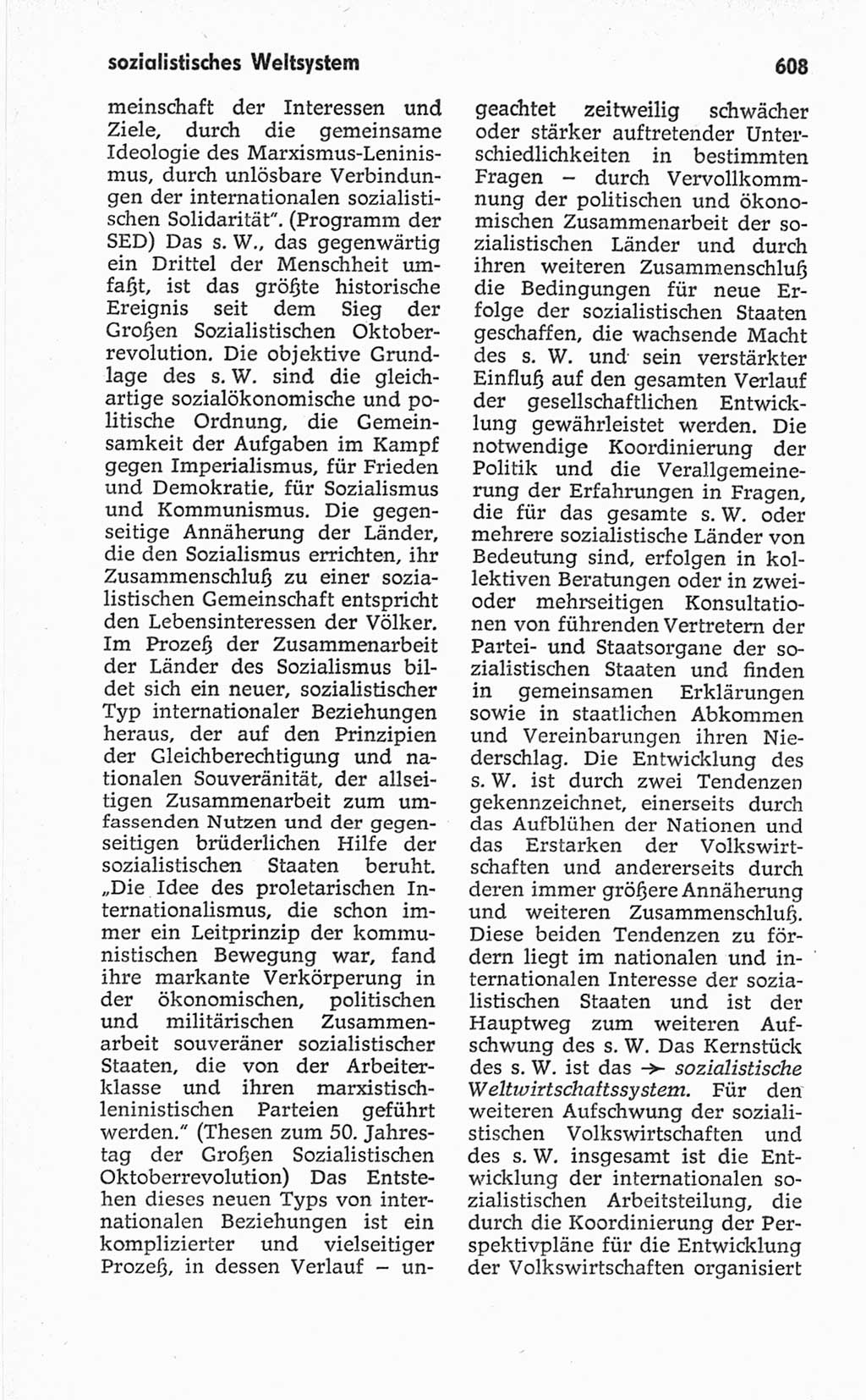 Kleines politisches Wörterbuch [Deutsche Demokratische Republik (DDR)] 1967, Seite 608 (Kl. pol. Wb. DDR 1967, S. 608)