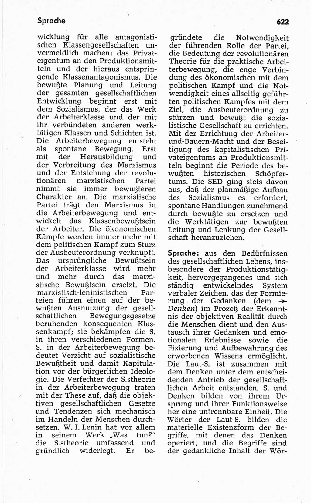 Kleines politisches Wörterbuch [Deutsche Demokratische Republik (DDR)] 1967, Seite 622 (Kl. pol. Wb. DDR 1967, S. 622)