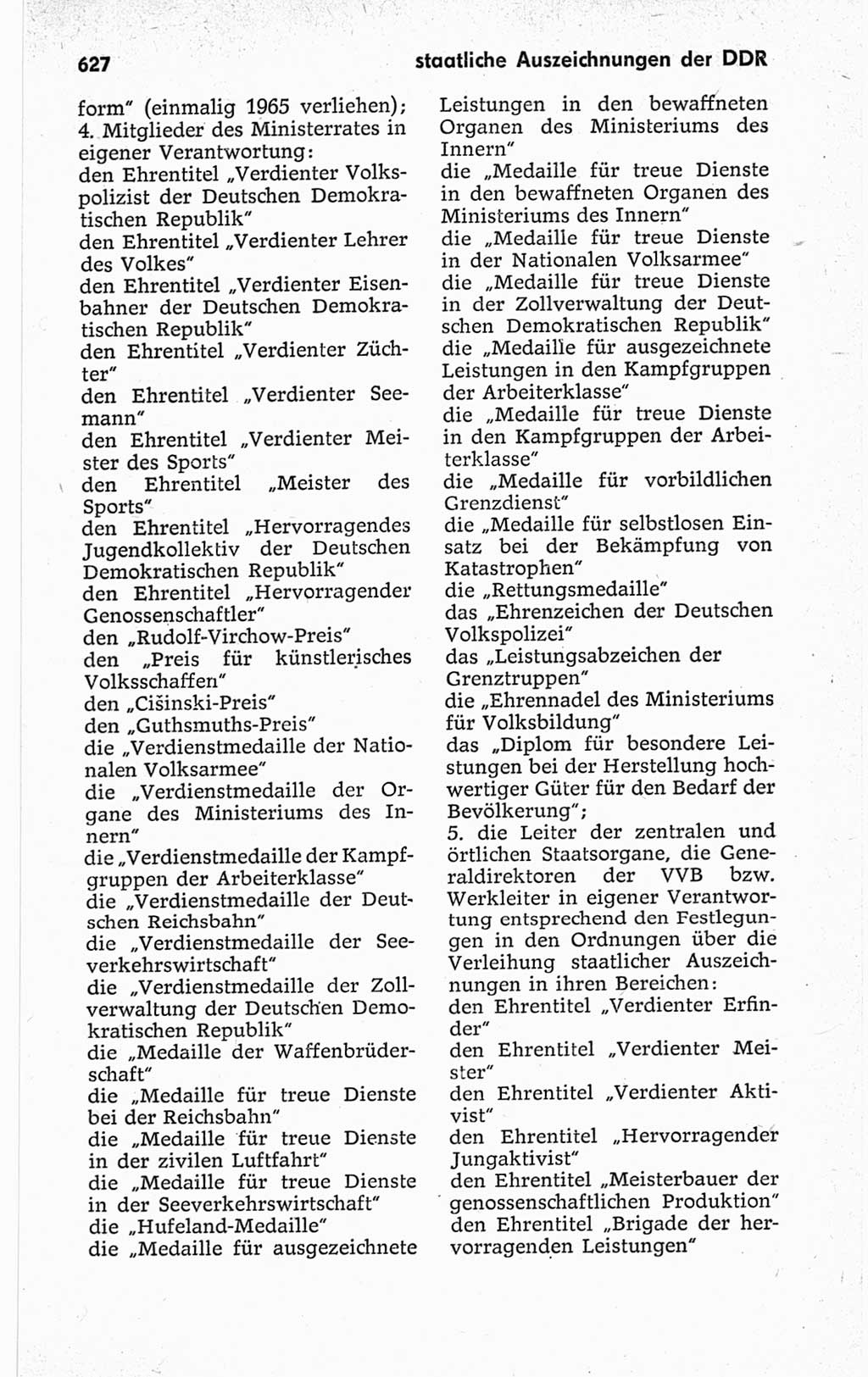 Kleines politisches Wörterbuch [Deutsche Demokratische Republik (DDR)] 1967, Seite 627 (Kl. pol. Wb. DDR 1967, S. 627)