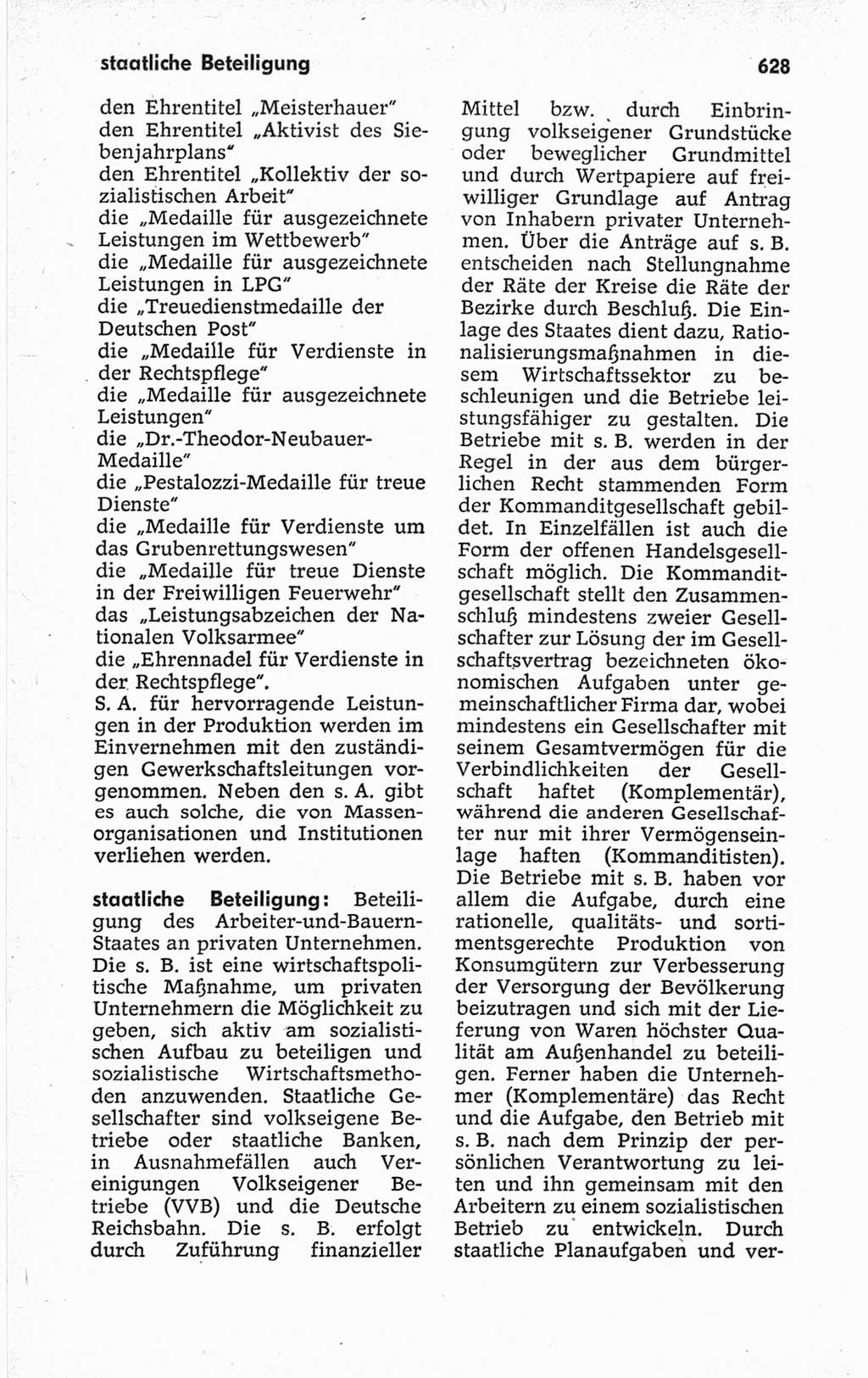 Kleines politisches Wörterbuch [Deutsche Demokratische Republik (DDR)] 1967, Seite 628 (Kl. pol. Wb. DDR 1967, S. 628)