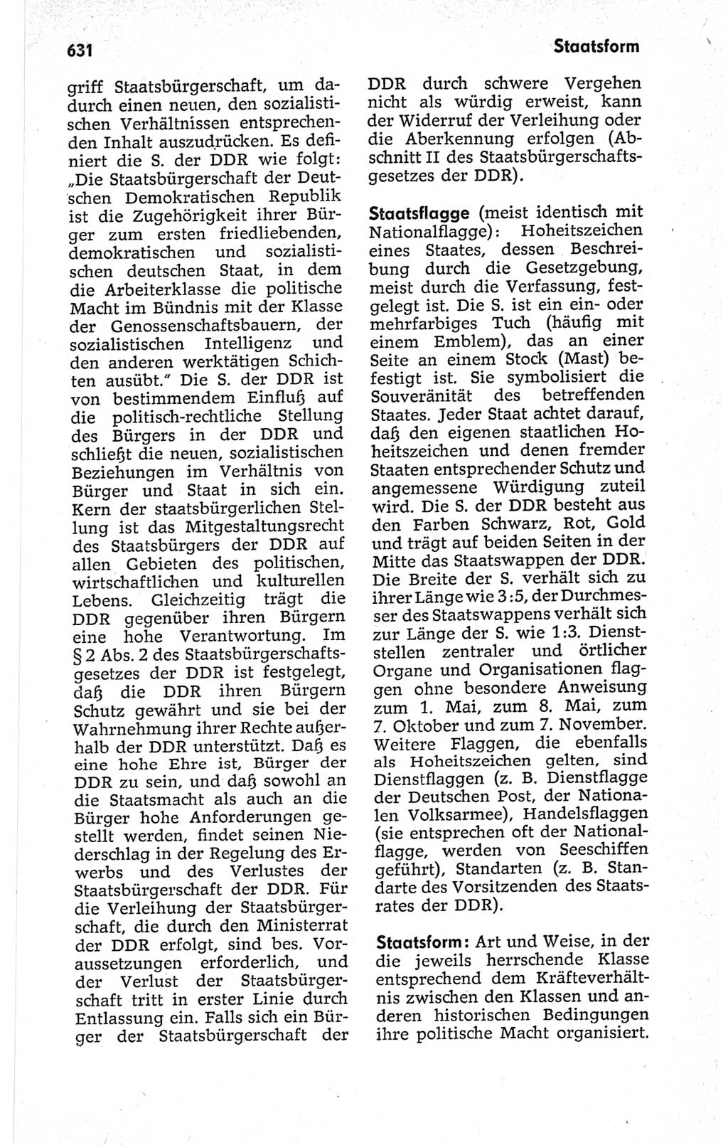 Kleines politisches Wörterbuch [Deutsche Demokratische Republik (DDR)] 1967, Seite 631 (Kl. pol. Wb. DDR 1967, S. 631)