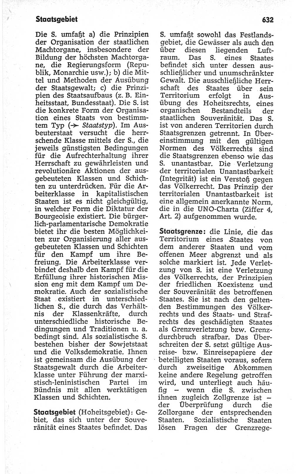 Kleines politisches Wörterbuch [Deutsche Demokratische Republik (DDR)] 1967, Seite 632 (Kl. pol. Wb. DDR 1967, S. 632)