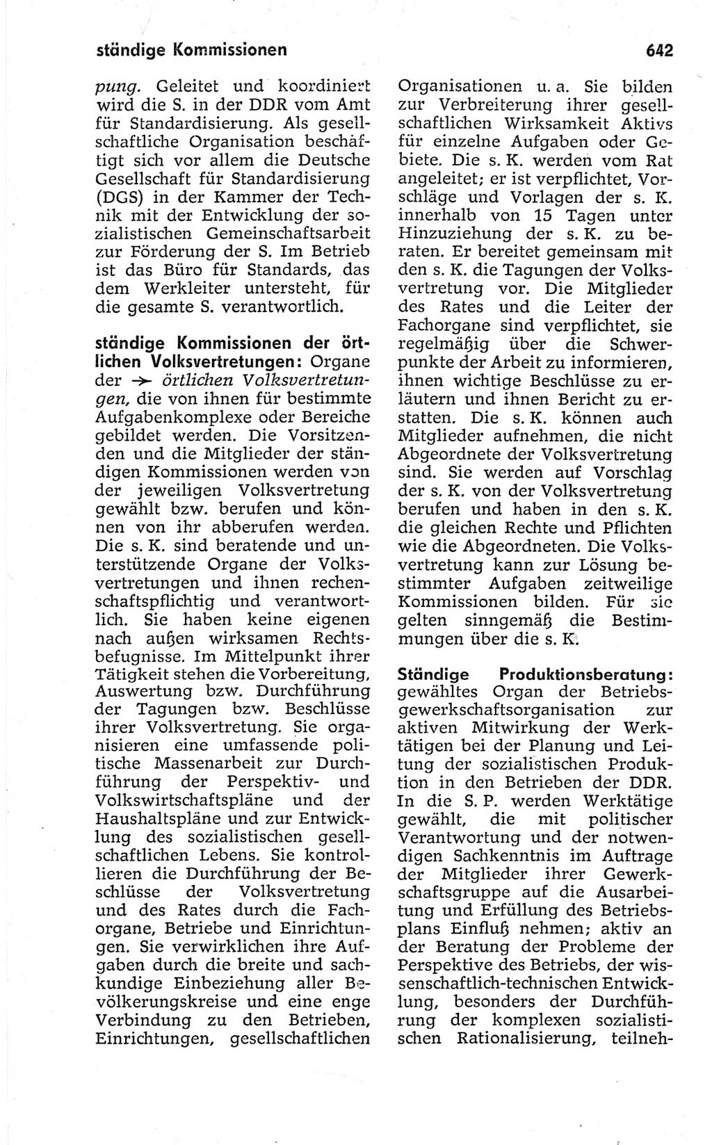 Kleines politisches Wörterbuch [Deutsche Demokratische Republik (DDR)] 1967, Seite 642 (Kl. pol. Wb. DDR 1967, S. 642)