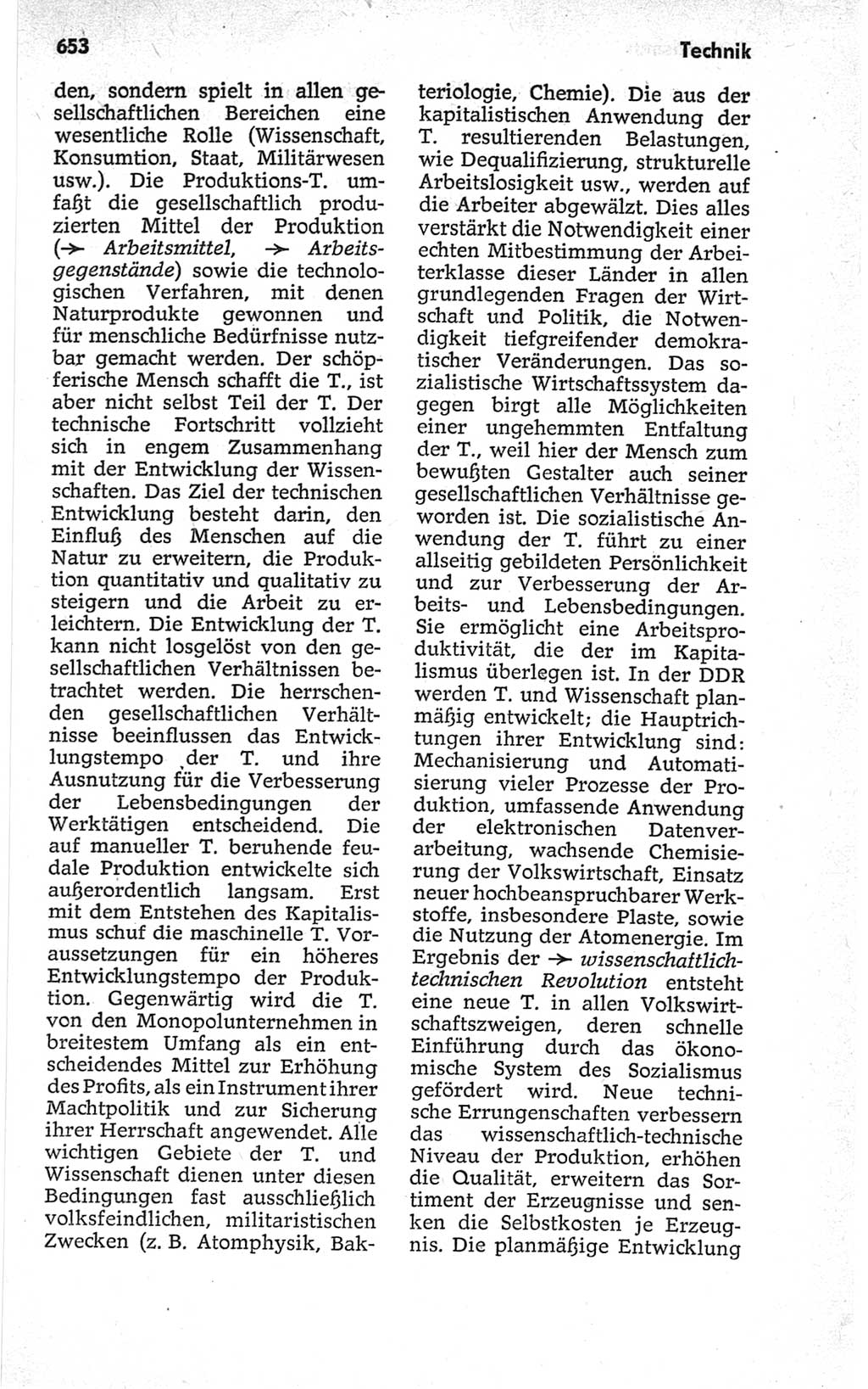 Kleines politisches Wörterbuch [Deutsche Demokratische Republik (DDR)] 1967, Seite 653 (Kl. pol. Wb. DDR 1967, S. 653)