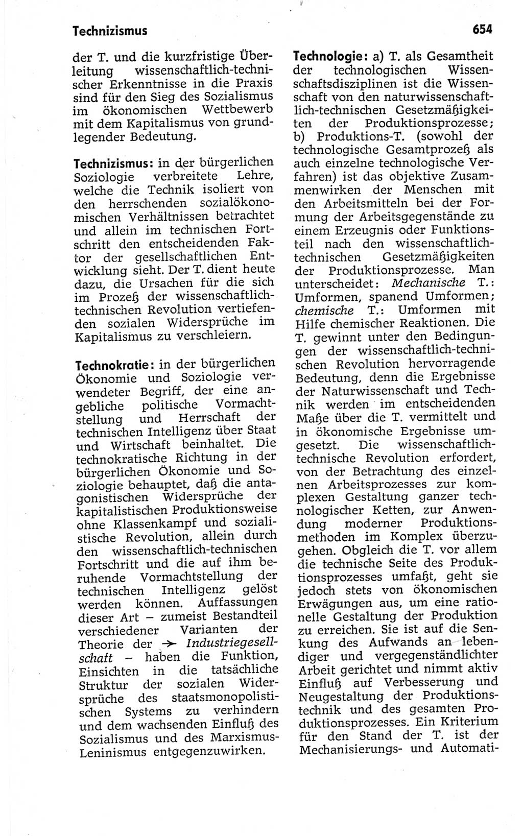 Kleines politisches Wörterbuch [Deutsche Demokratische Republik (DDR)] 1967, Seite 654 (Kl. pol. Wb. DDR 1967, S. 654)