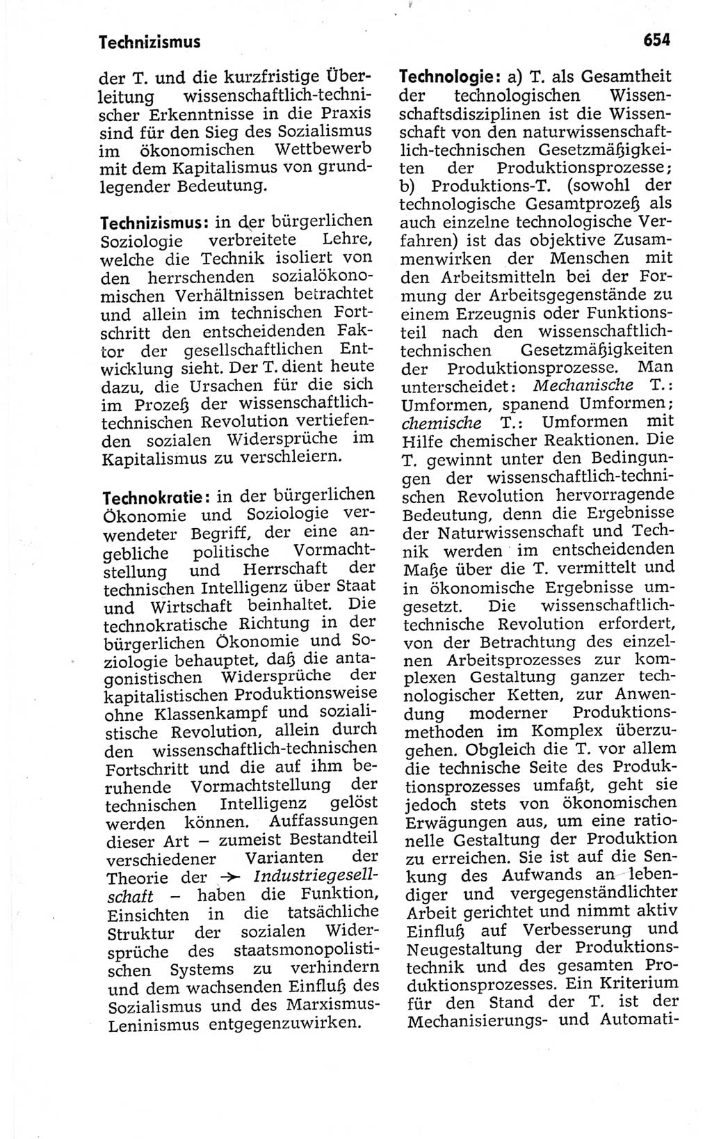 Kleines politisches Wörterbuch [Deutsche Demokratische Republik (DDR)] 1967, Seite 654 (Kl. pol. Wb. DDR 1967, S. 654)