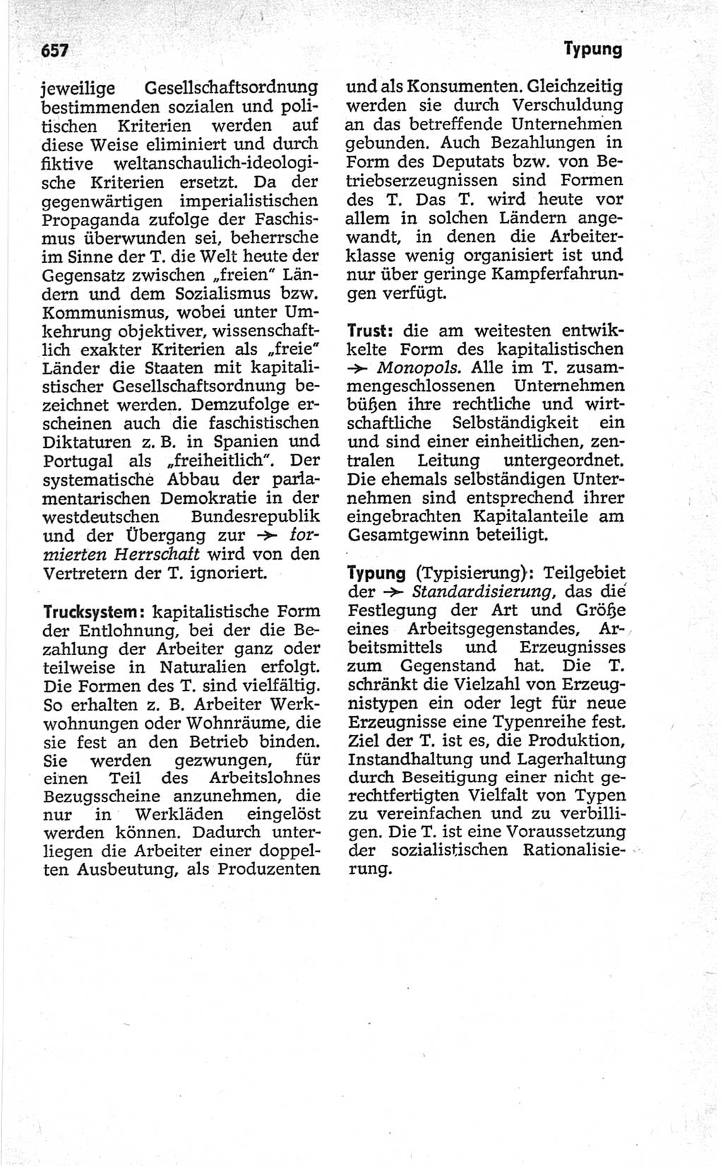 Kleines politisches Wörterbuch [Deutsche Demokratische Republik (DDR)] 1967, Seite 657 (Kl. pol. Wb. DDR 1967, S. 657)