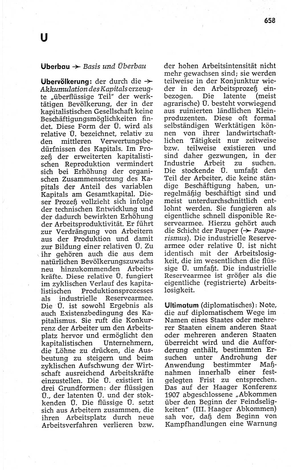 Kleines politisches Wörterbuch [Deutsche Demokratische Republik (DDR)] 1967, Seite 658 (Kl. pol. Wb. DDR 1967, S. 658)