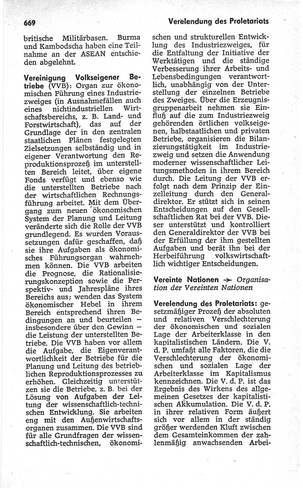 Kleines politisches Wörterbuch [Deutsche Demokratische Republik (DDR)] 1967, Seite 669 (Kl. pol. Wb. DDR 1967, S. 669)
