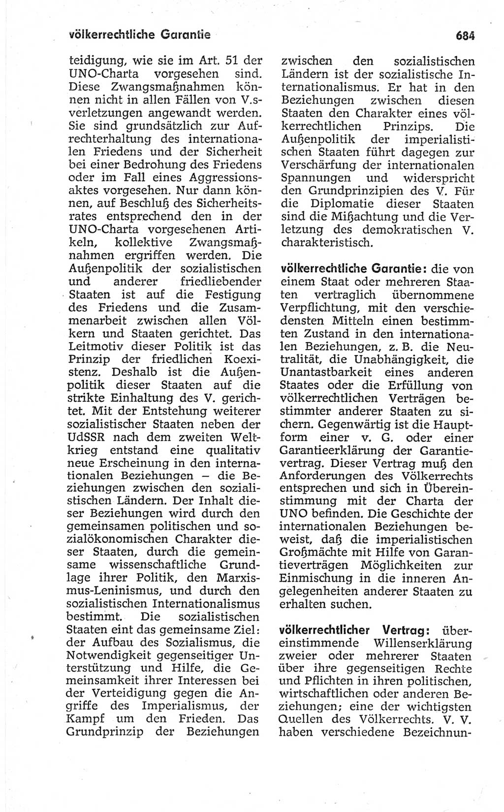 Kleines politisches Wörterbuch [Deutsche Demokratische Republik (DDR)] 1967, Seite 684 (Kl. pol. Wb. DDR 1967, S. 684)