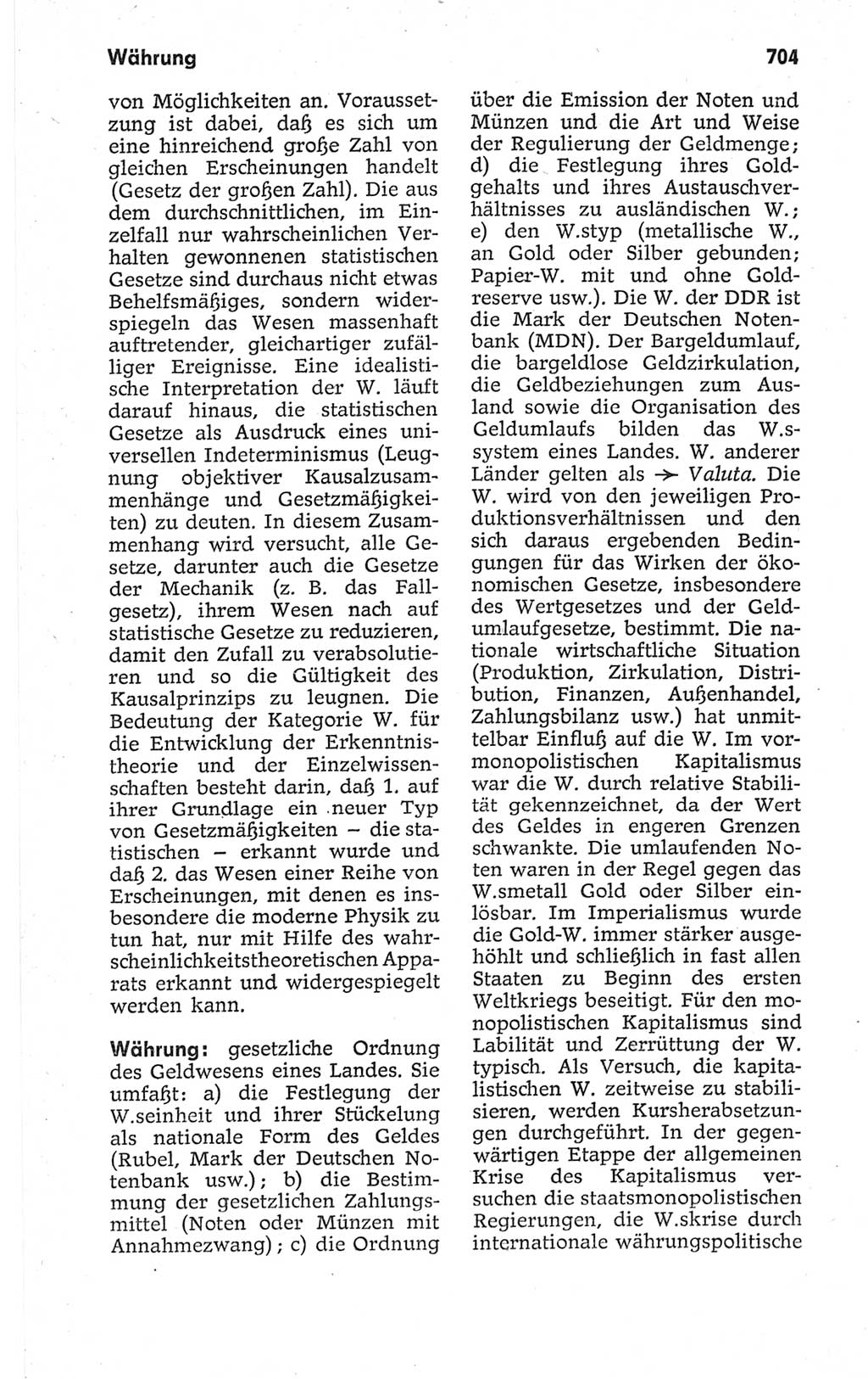 Kleines politisches Wörterbuch [Deutsche Demokratische Republik (DDR)] 1967, Seite 704 (Kl. pol. Wb. DDR 1967, S. 704)