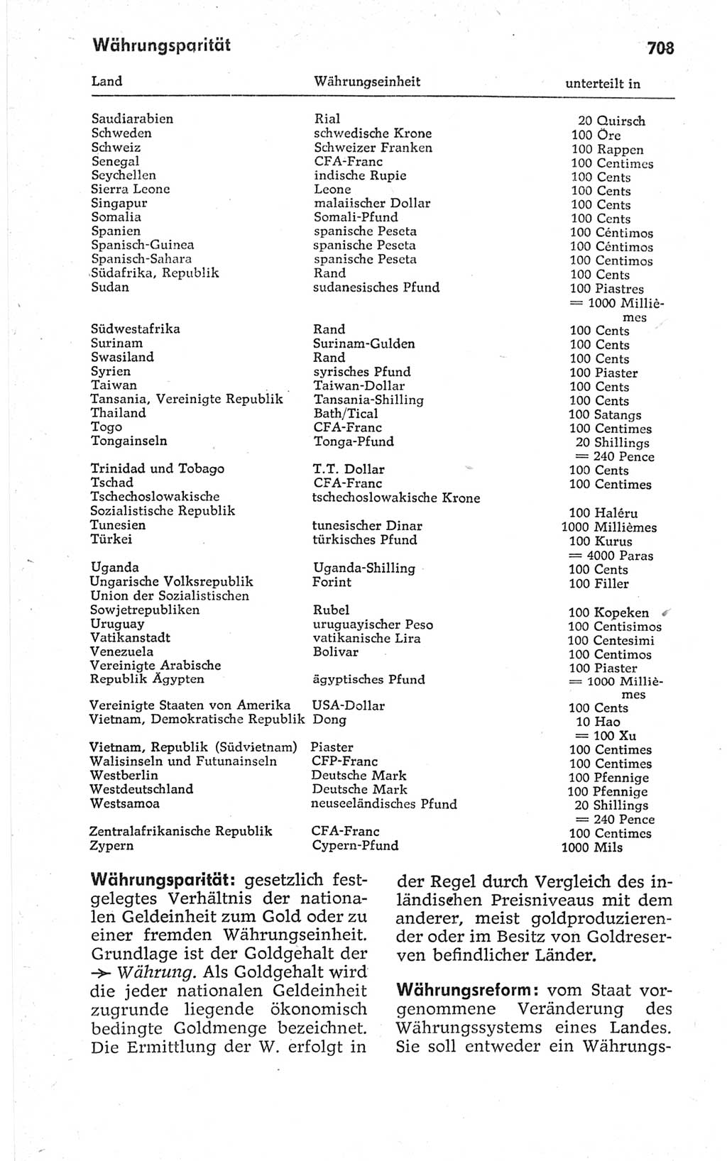 Kleines politisches Wörterbuch [Deutsche Demokratische Republik (DDR)] 1967, Seite 708 (Kl. pol. Wb. DDR 1967, S. 708)