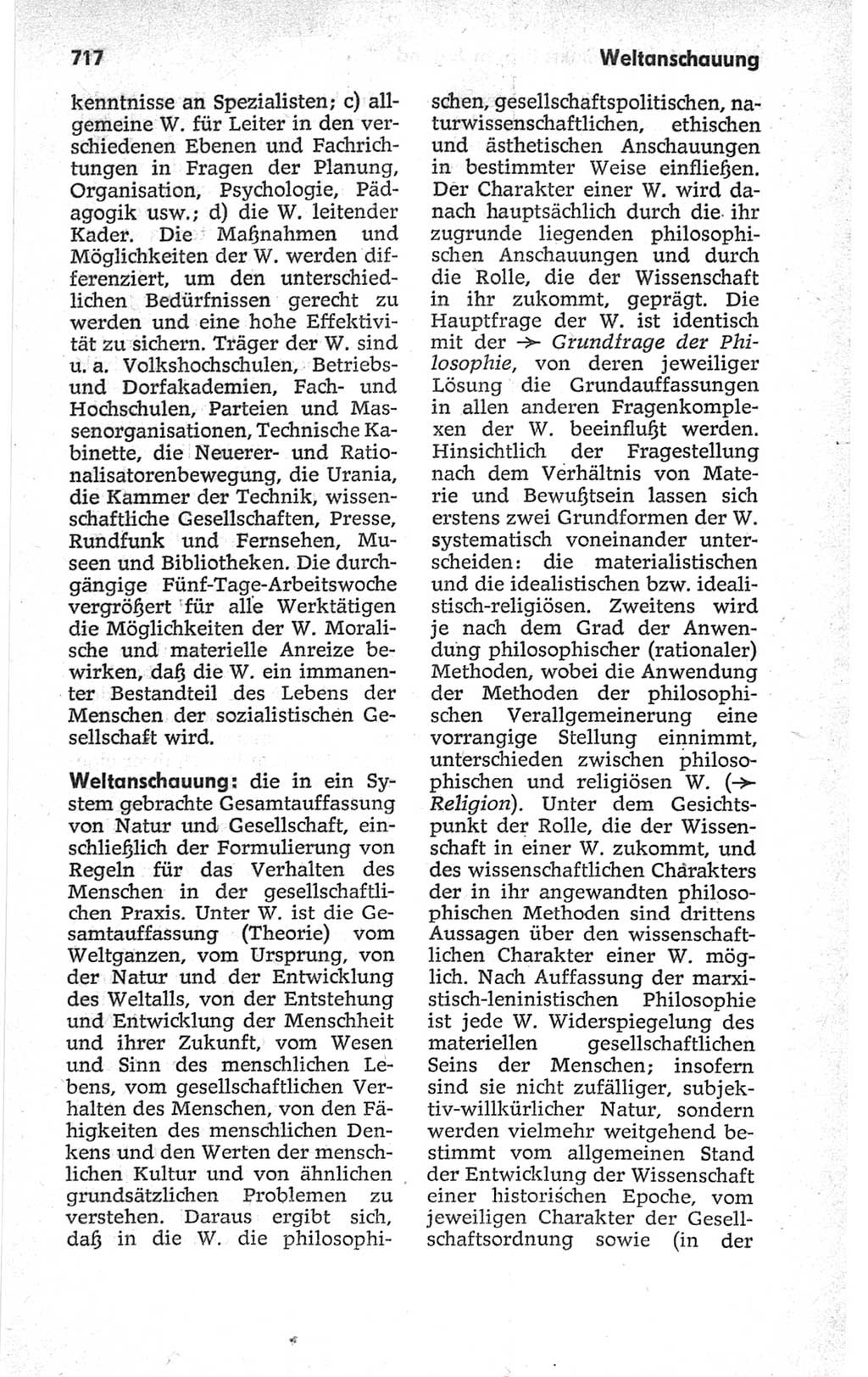 Kleines politisches Wörterbuch [Deutsche Demokratische Republik (DDR)] 1967, Seite 717 (Kl. pol. Wb. DDR 1967, S. 717)