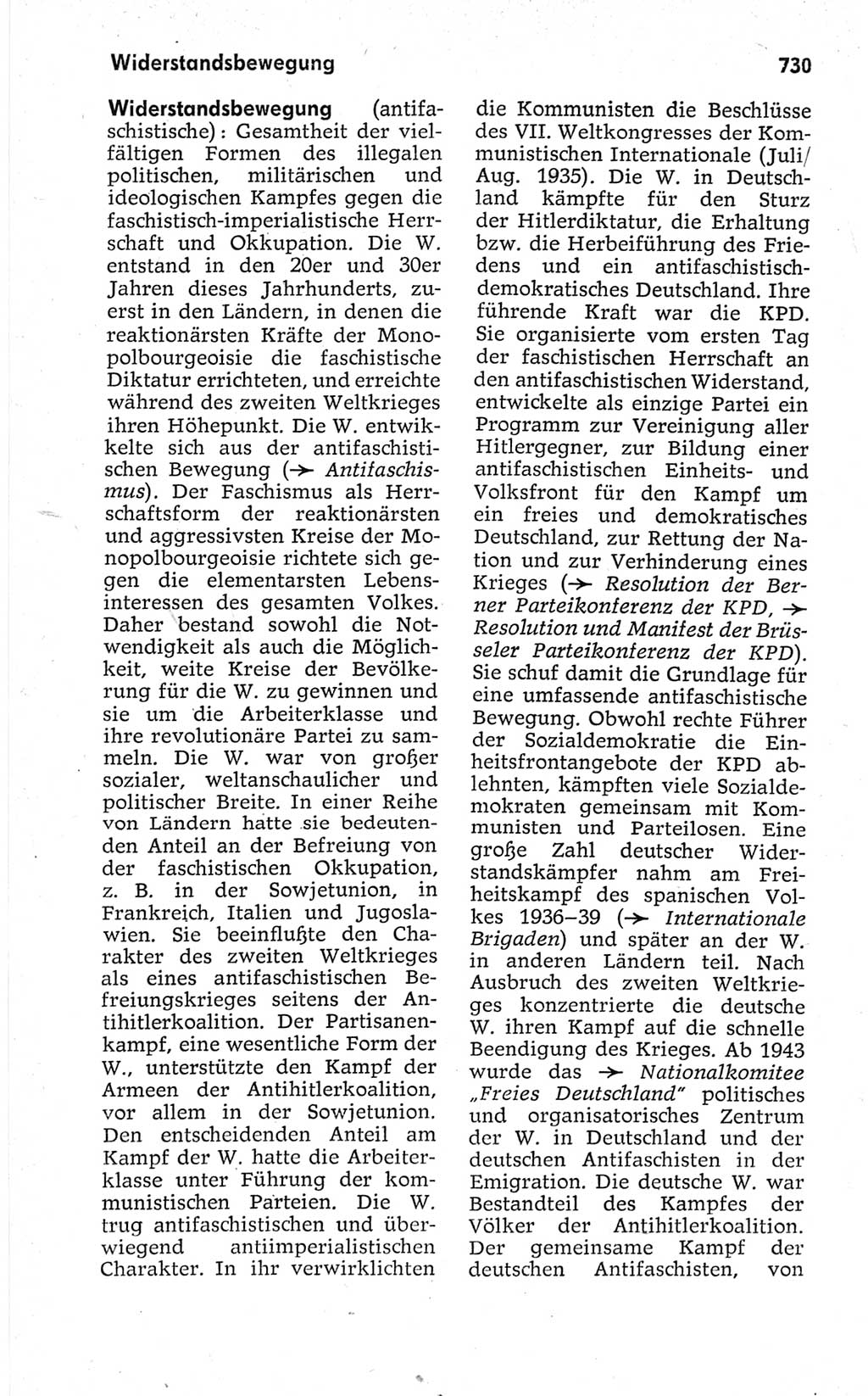 Kleines politisches Wörterbuch [Deutsche Demokratische Republik (DDR)] 1967, Seite 730 (Kl. pol. Wb. DDR 1967, S. 730)