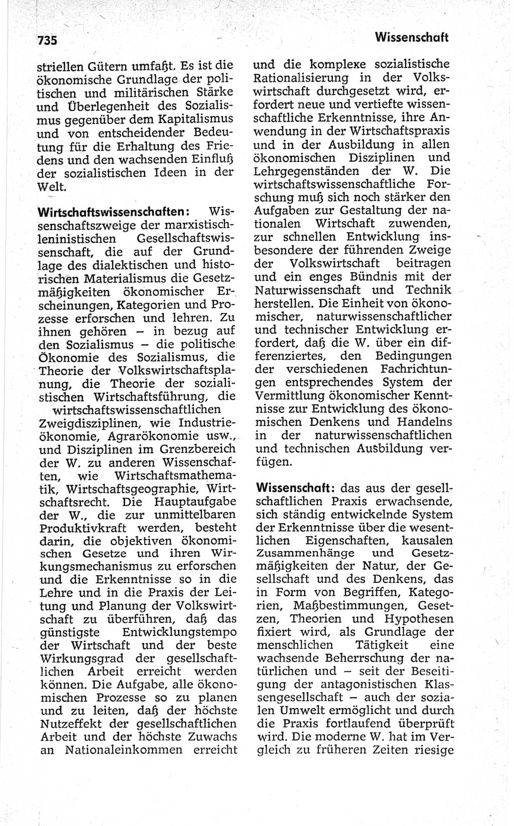 Kleines politisches Wörterbuch [Deutsche Demokratische Republik (DDR)] 1967, Seite 735 (Kl. pol. Wb. DDR 1967, S. 735)