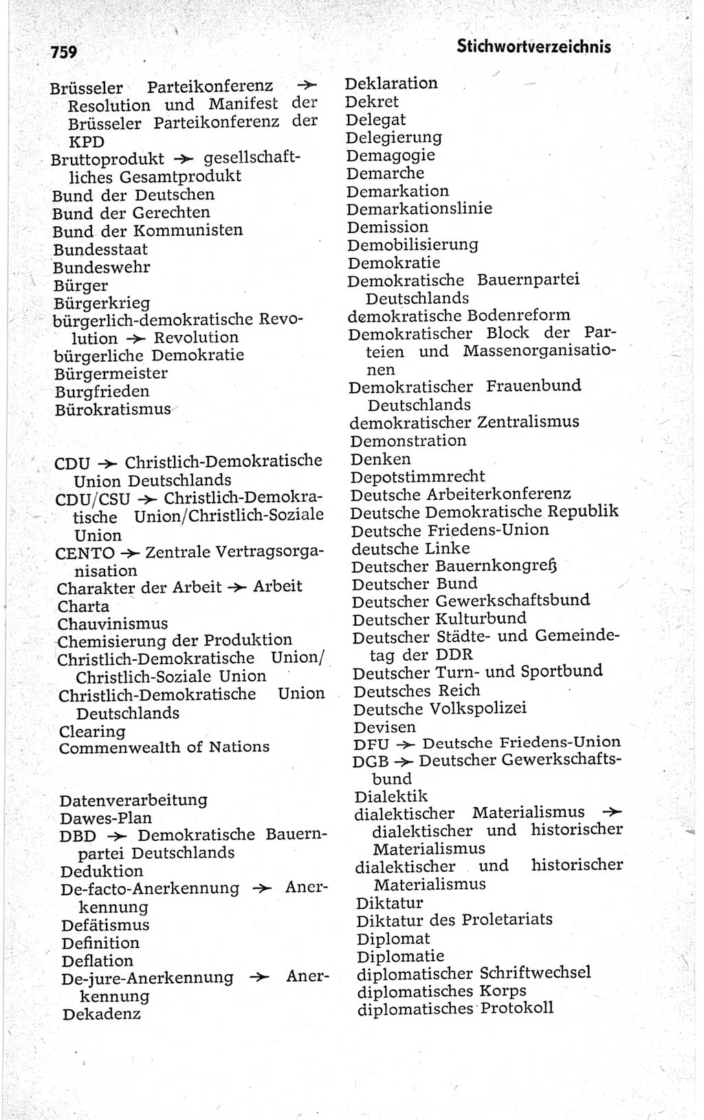 Kleines politisches Wörterbuch [Deutsche Demokratische Republik (DDR)] 1967, Seite 759 (Kl. pol. Wb. DDR 1967, S. 759)