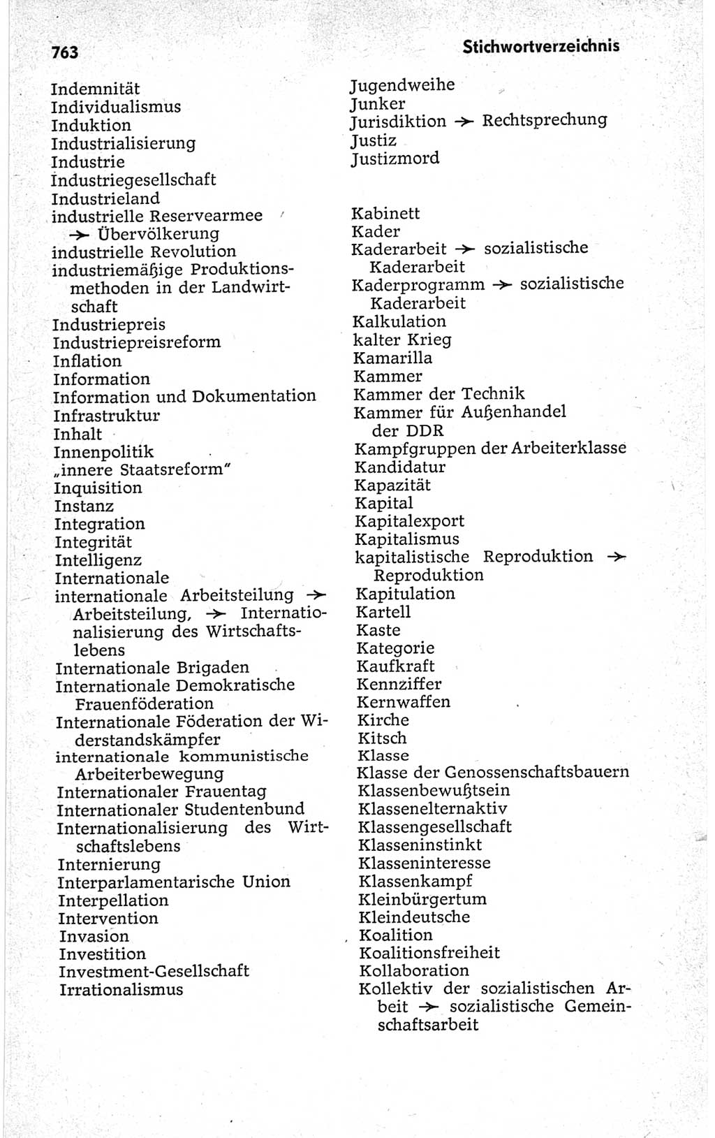 Kleines politisches Wörterbuch [Deutsche Demokratische Republik (DDR)] 1967, Seite 763 (Kl. pol. Wb. DDR 1967, S. 763)