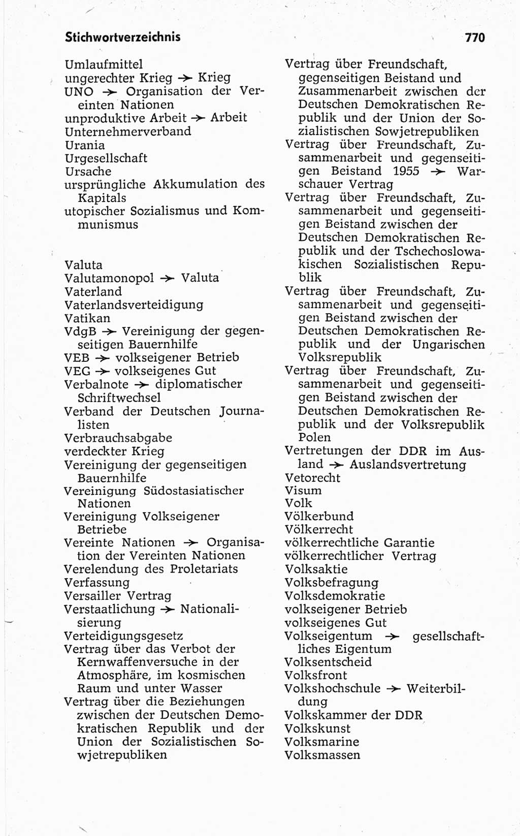Kleines politisches Wörterbuch [Deutsche Demokratische Republik (DDR)] 1967, Seite 770 (Kl. pol. Wb. DDR 1967, S. 770)