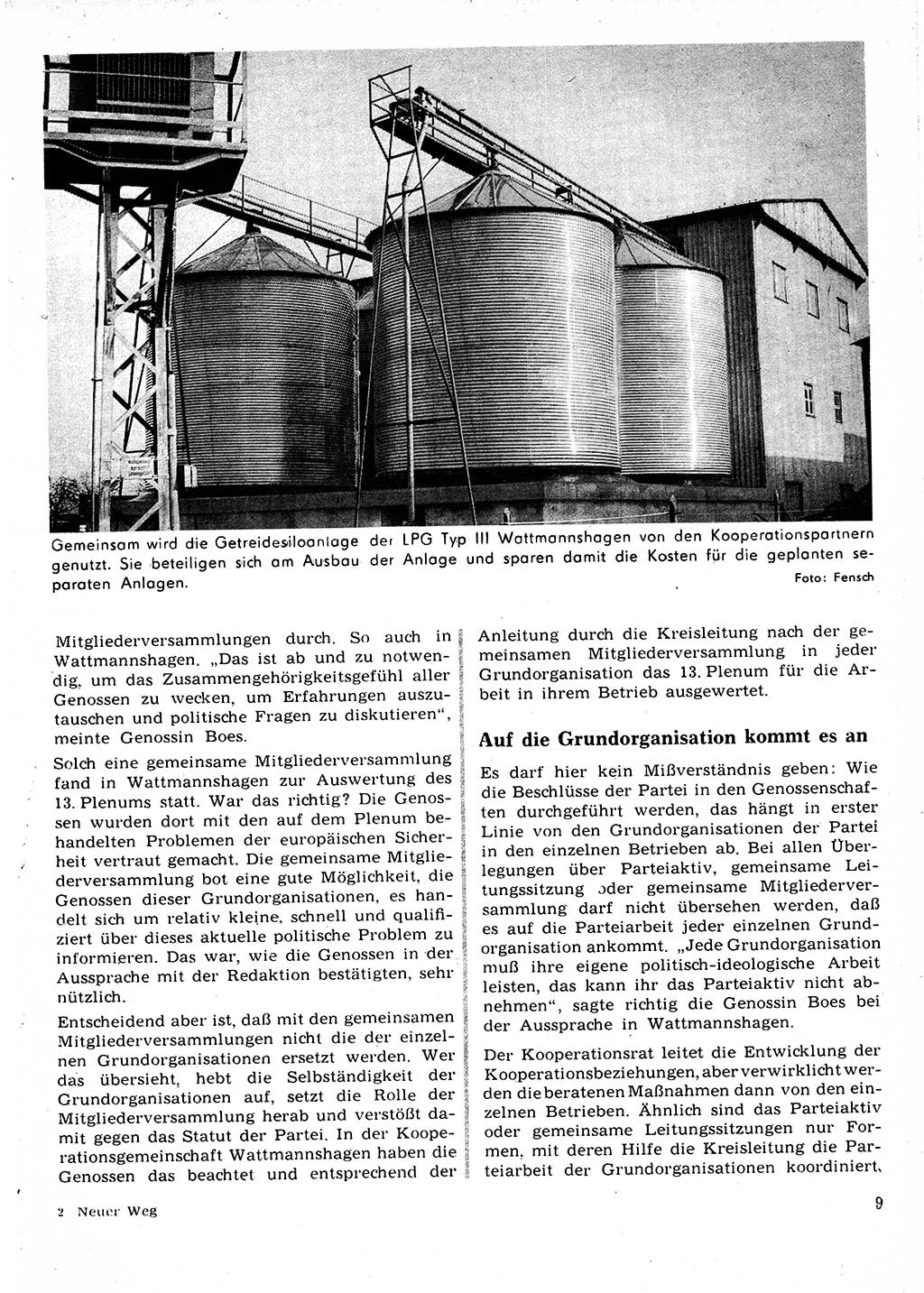 Neuer Weg (NW), Organ des Zentralkomitees (ZK) der SED (Sozialistische Einheitspartei Deutschlands) für Fragen des Parteilebens, 22. Jahrgang [Deutsche Demokratische Republik (DDR)] 1967, Seite 9 (NW ZK SED DDR 1967, S. 9)