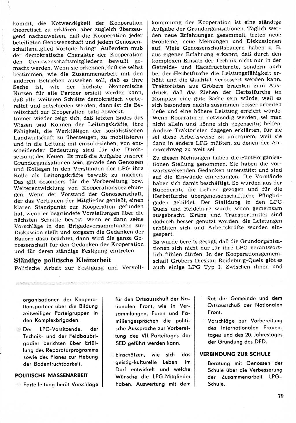 Neuer Weg (NW), Organ des Zentralkomitees (ZK) der SED (Sozialistische Einheitspartei Deutschlands) für Fragen des Parteilebens, 22. Jahrgang [Deutsche Demokratische Republik (DDR)] 1967, Seite 79 (NW ZK SED DDR 1967, S. 79)