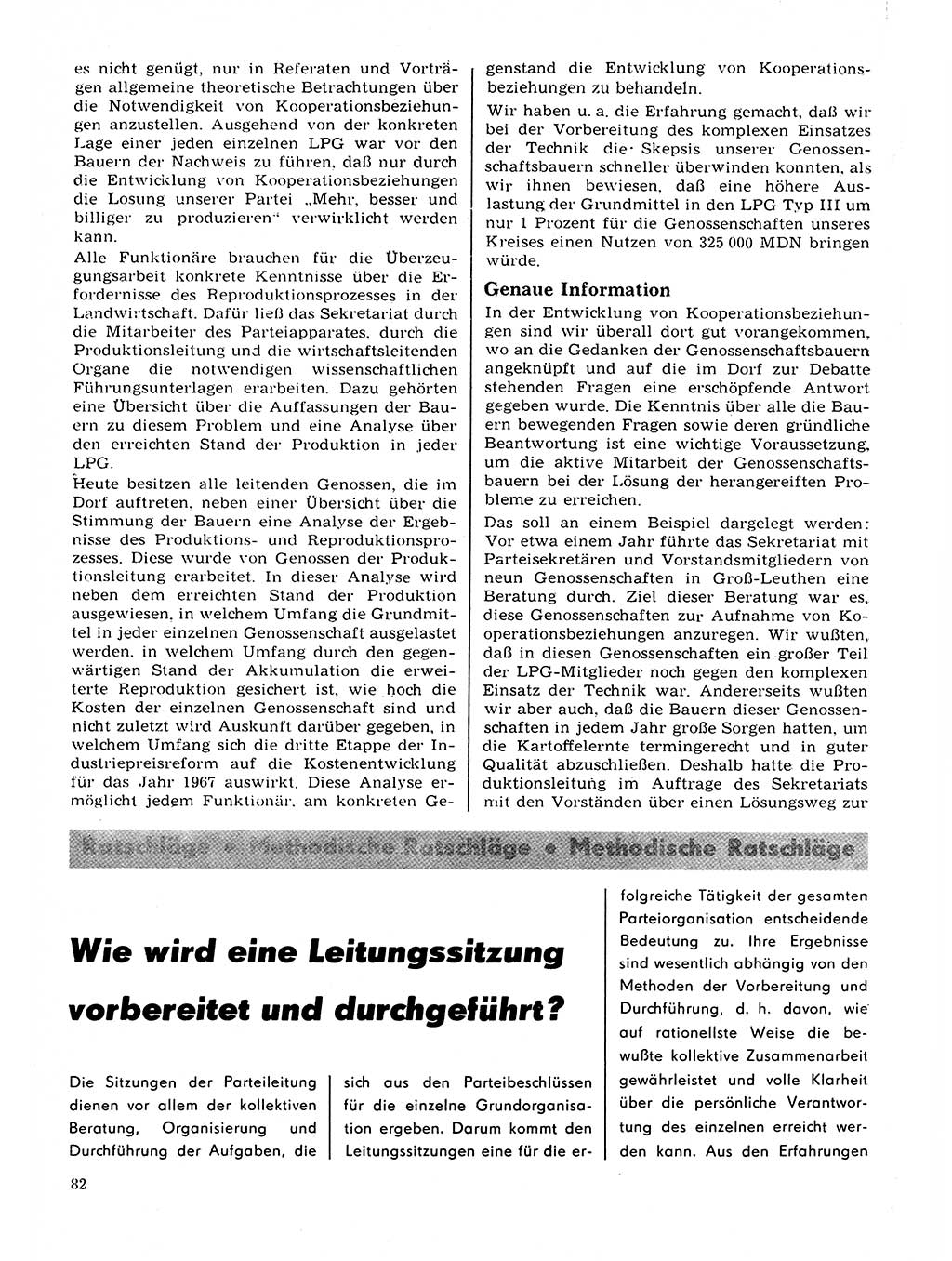 Neuer Weg (NW), Organ des Zentralkomitees (ZK) der SED (Sozialistische Einheitspartei Deutschlands) für Fragen des Parteilebens, 22. Jahrgang [Deutsche Demokratische Republik (DDR)] 1967, Seite 82 (NW ZK SED DDR 1967, S. 82)