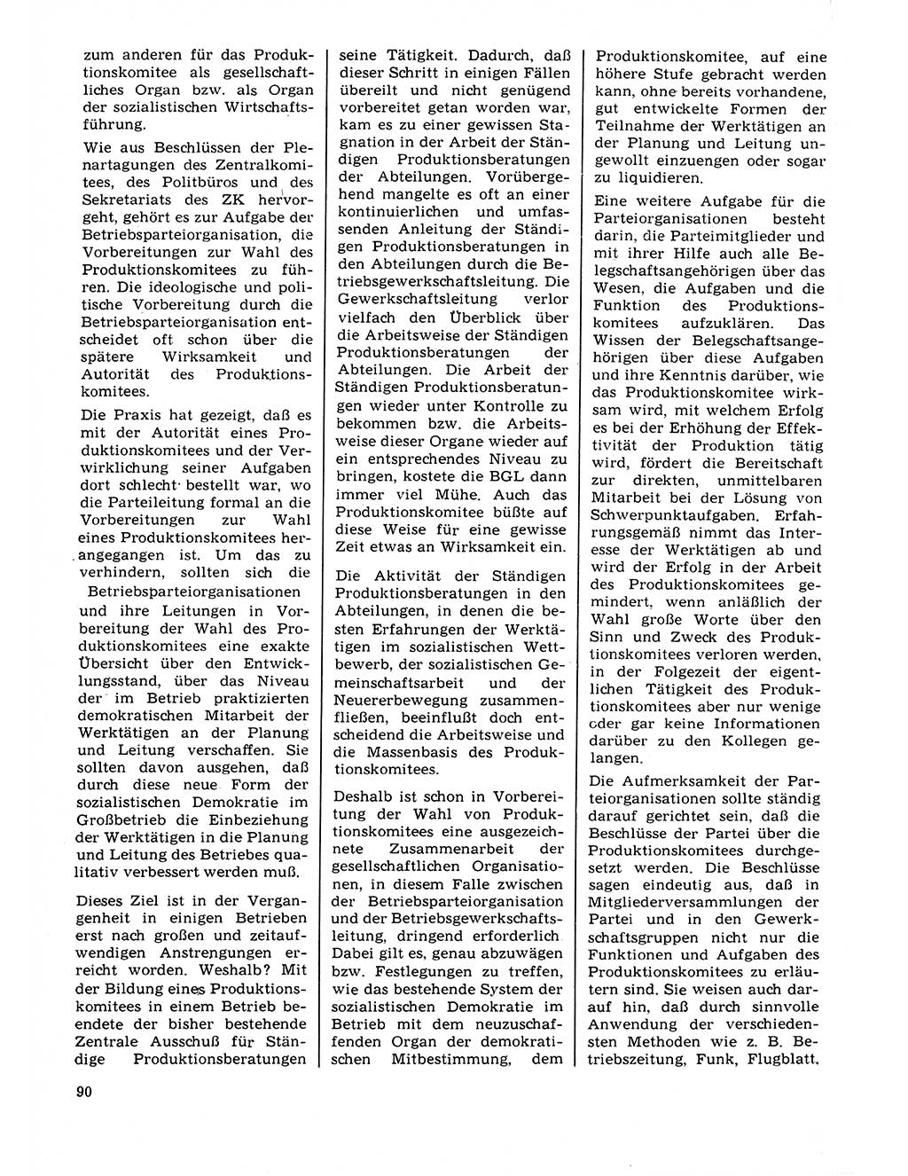 Neuer Weg (NW), Organ des Zentralkomitees (ZK) der SED (Sozialistische Einheitspartei Deutschlands) für Fragen des Parteilebens, 22. Jahrgang [Deutsche Demokratische Republik (DDR)] 1967, Seite 90 (NW ZK SED DDR 1967, S. 90)