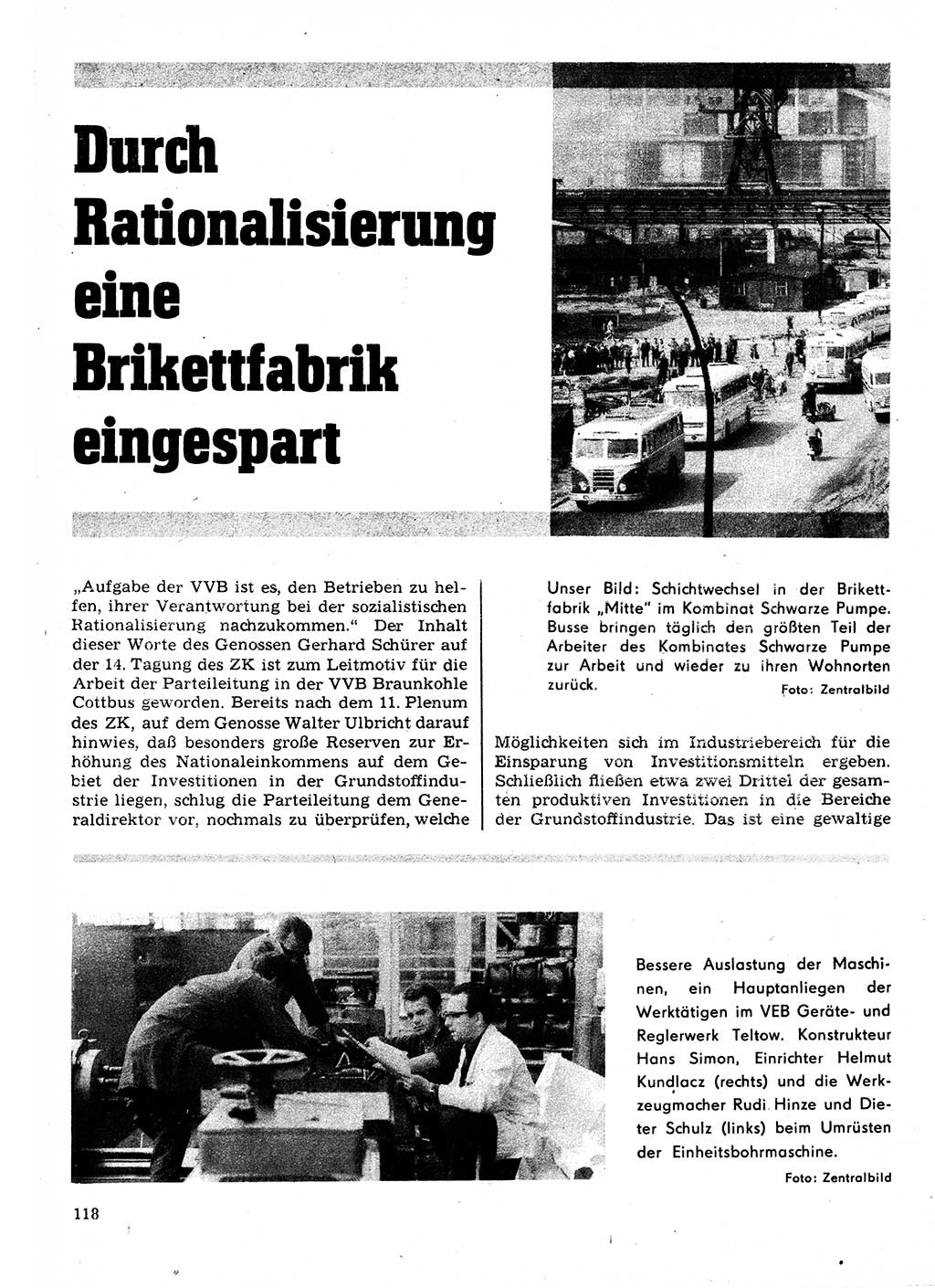 Neuer Weg (NW), Organ des Zentralkomitees (ZK) der SED (Sozialistische Einheitspartei Deutschlands) für Fragen des Parteilebens, 22. Jahrgang [Deutsche Demokratische Republik (DDR)] 1967, Seite 118 (NW ZK SED DDR 1967, S. 118)