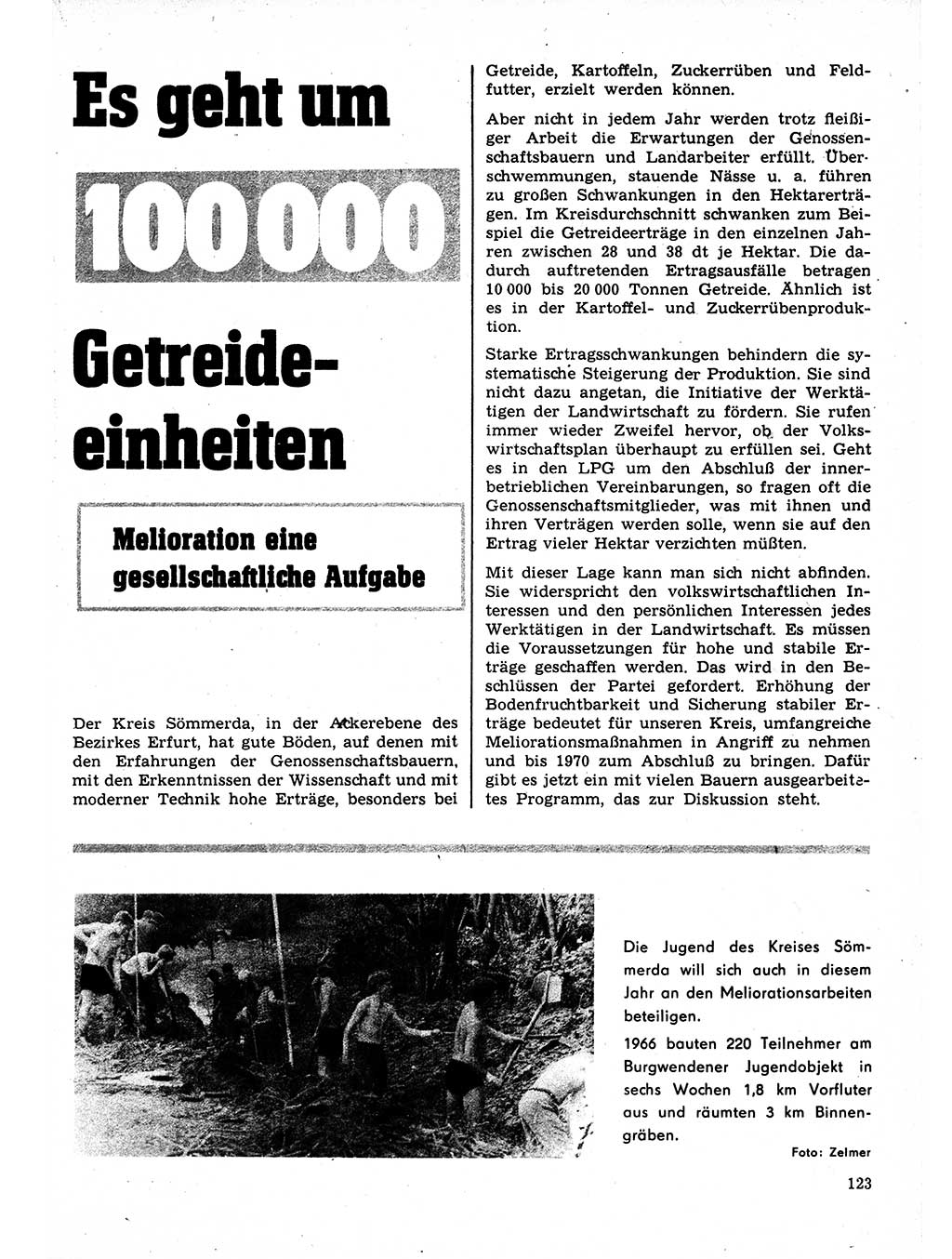 Neuer Weg (NW), Organ des Zentralkomitees (ZK) der SED (Sozialistische Einheitspartei Deutschlands) für Fragen des Parteilebens, 22. Jahrgang [Deutsche Demokratische Republik (DDR)] 1967, Seite 123 (NW ZK SED DDR 1967, S. 123)