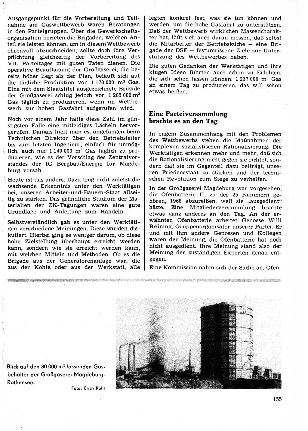 Neuer Weg (NW), Organ des Zentralkomitees (ZK) der SED (Sozialistische Einheitspartei Deutschlands) für Fragen des Parteilebens, 22. Jahrgang [Deutsche Demokratische Republik (DDR)] 1967, Seite 155 (NW ZK SED DDR 1967, S. 155)