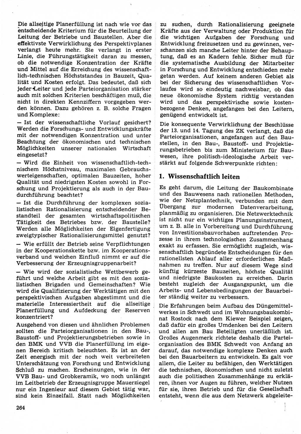 Neuer Weg (NW), Organ des Zentralkomitees (ZK) der SED (Sozialistische Einheitspartei Deutschlands) für Fragen des Parteilebens, 22. Jahrgang [Deutsche Demokratische Republik (DDR)] 1967, Seite 264 (NW ZK SED DDR 1967, S. 264)