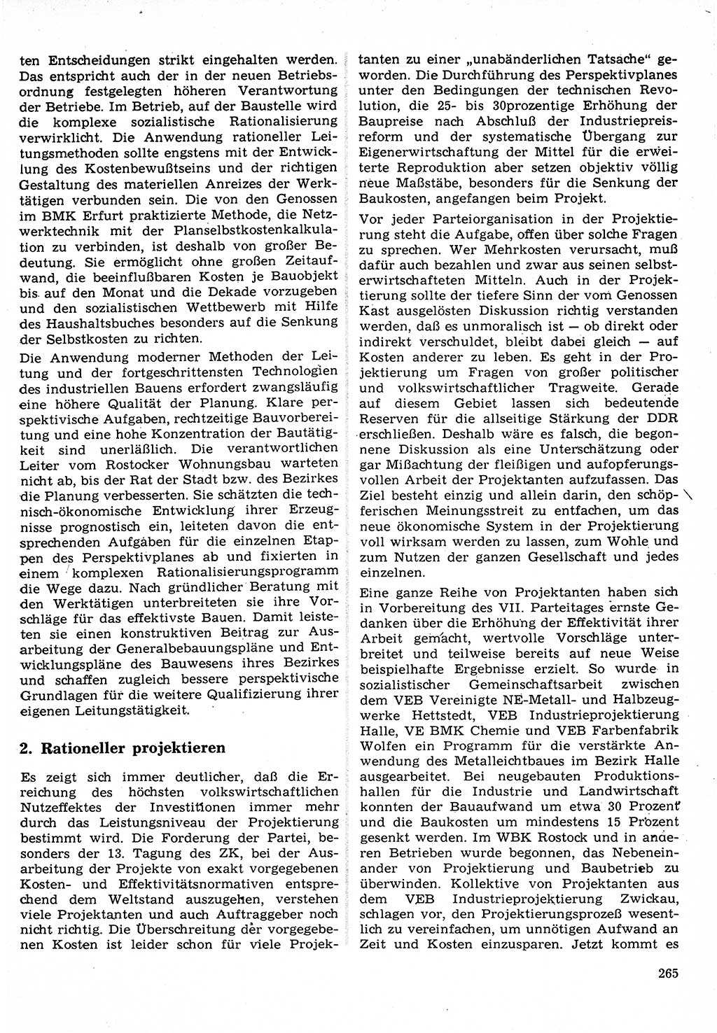 Neuer Weg (NW), Organ des Zentralkomitees (ZK) der SED (Sozialistische Einheitspartei Deutschlands) für Fragen des Parteilebens, 22. Jahrgang [Deutsche Demokratische Republik (DDR)] 1967, Seite 265 (NW ZK SED DDR 1967, S. 265)