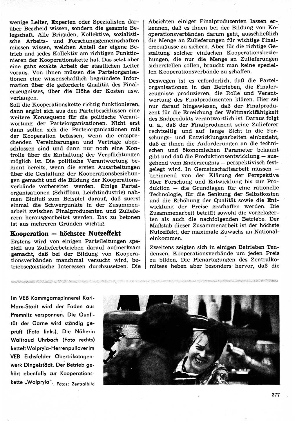 Neuer Weg (NW), Organ des Zentralkomitees (ZK) der SED (Sozialistische Einheitspartei Deutschlands) für Fragen des Parteilebens, 22. Jahrgang [Deutsche Demokratische Republik (DDR)] 1967, Seite 277 (NW ZK SED DDR 1967, S. 277)
