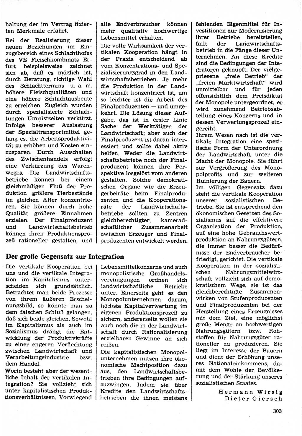 Neuer Weg (NW), Organ des Zentralkomitees (ZK) der SED (Sozialistische Einheitspartei Deutschlands) für Fragen des Parteilebens, 22. Jahrgang [Deutsche Demokratische Republik (DDR)] 1967, Seite 303 (NW ZK SED DDR 1967, S. 303)