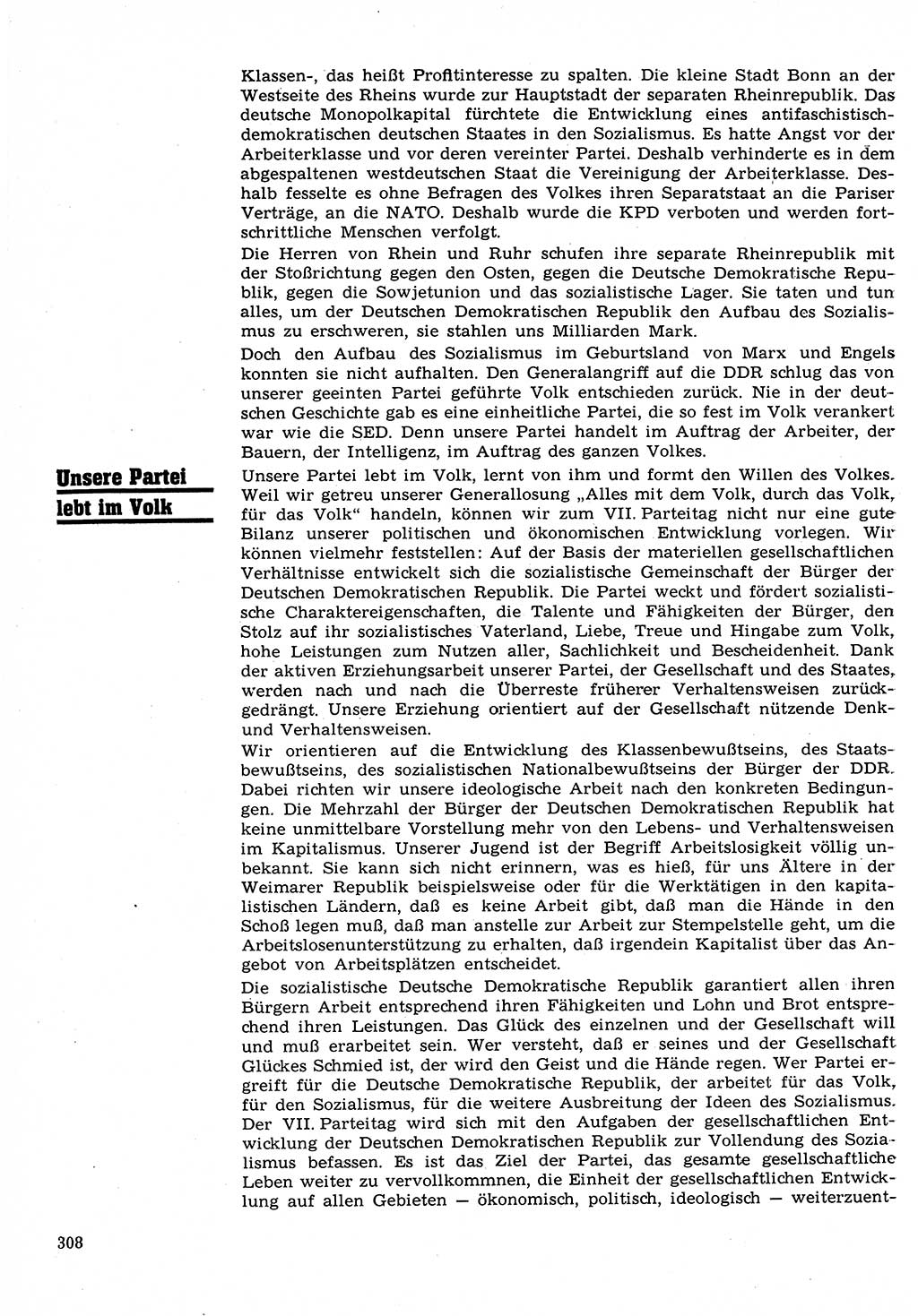 Neuer Weg (NW), Organ des Zentralkomitees (ZK) der SED (Sozialistische Einheitspartei Deutschlands) für Fragen des Parteilebens, 22. Jahrgang [Deutsche Demokratische Republik (DDR)] 1967, Seite 308 (NW ZK SED DDR 1967, S. 308)