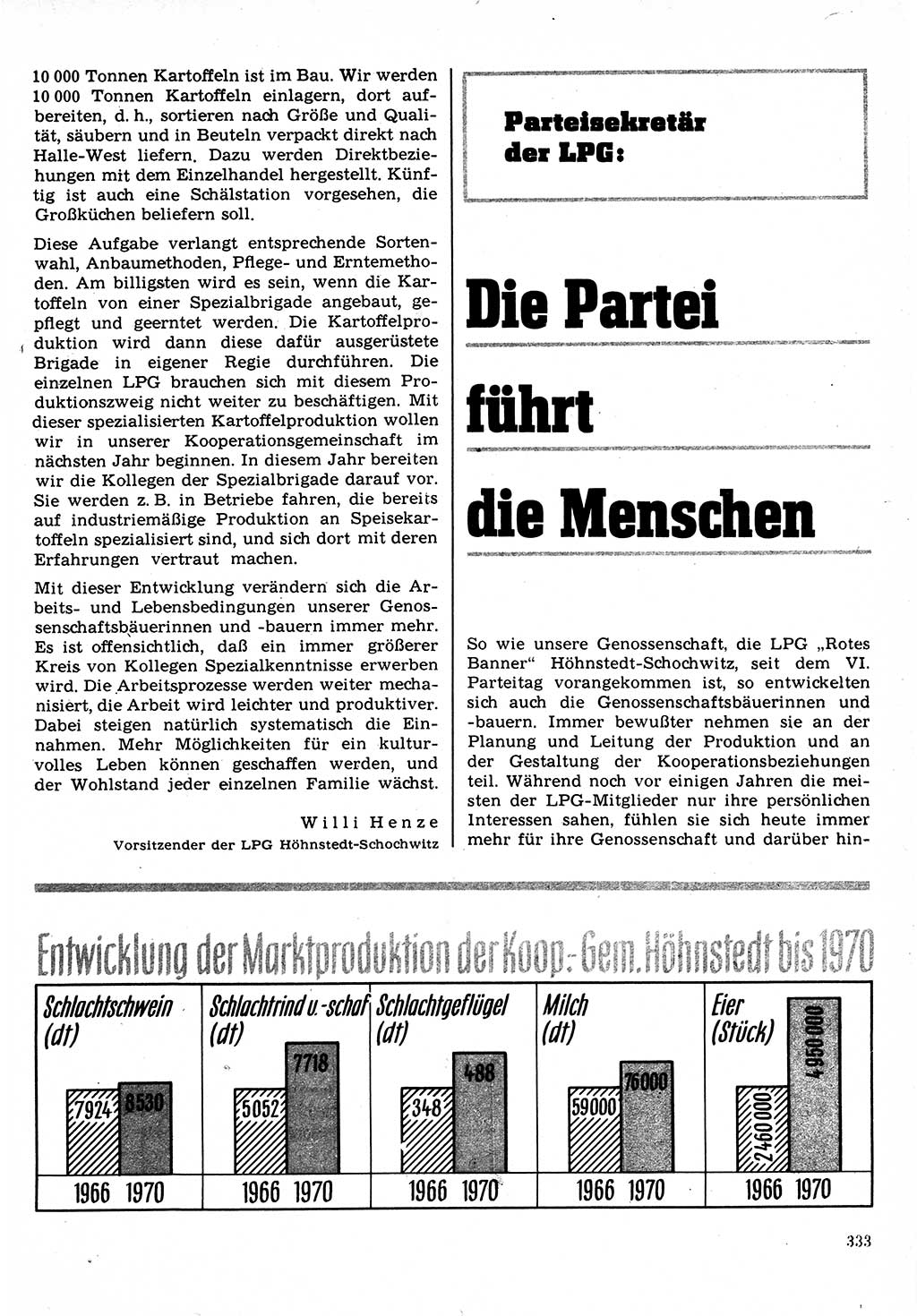 Neuer Weg (NW), Organ des Zentralkomitees (ZK) der SED (Sozialistische Einheitspartei Deutschlands) für Fragen des Parteilebens, 22. Jahrgang [Deutsche Demokratische Republik (DDR)] 1967, Seite 333 (NW ZK SED DDR 1967, S. 333)