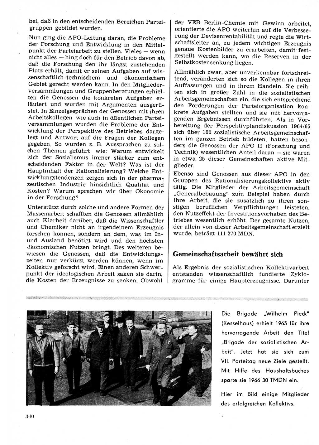 Neuer Weg (NW), Organ des Zentralkomitees (ZK) der SED (Sozialistische Einheitspartei Deutschlands) für Fragen des Parteilebens, 22. Jahrgang [Deutsche Demokratische Republik (DDR)] 1967, Seite 340 (NW ZK SED DDR 1967, S. 340)