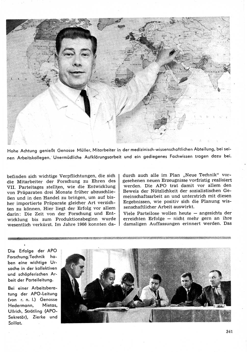 Neuer Weg (NW), Organ des Zentralkomitees (ZK) der SED (Sozialistische Einheitspartei Deutschlands) für Fragen des Parteilebens, 22. Jahrgang [Deutsche Demokratische Republik (DDR)] 1967, Seite 341 (NW ZK SED DDR 1967, S. 341)